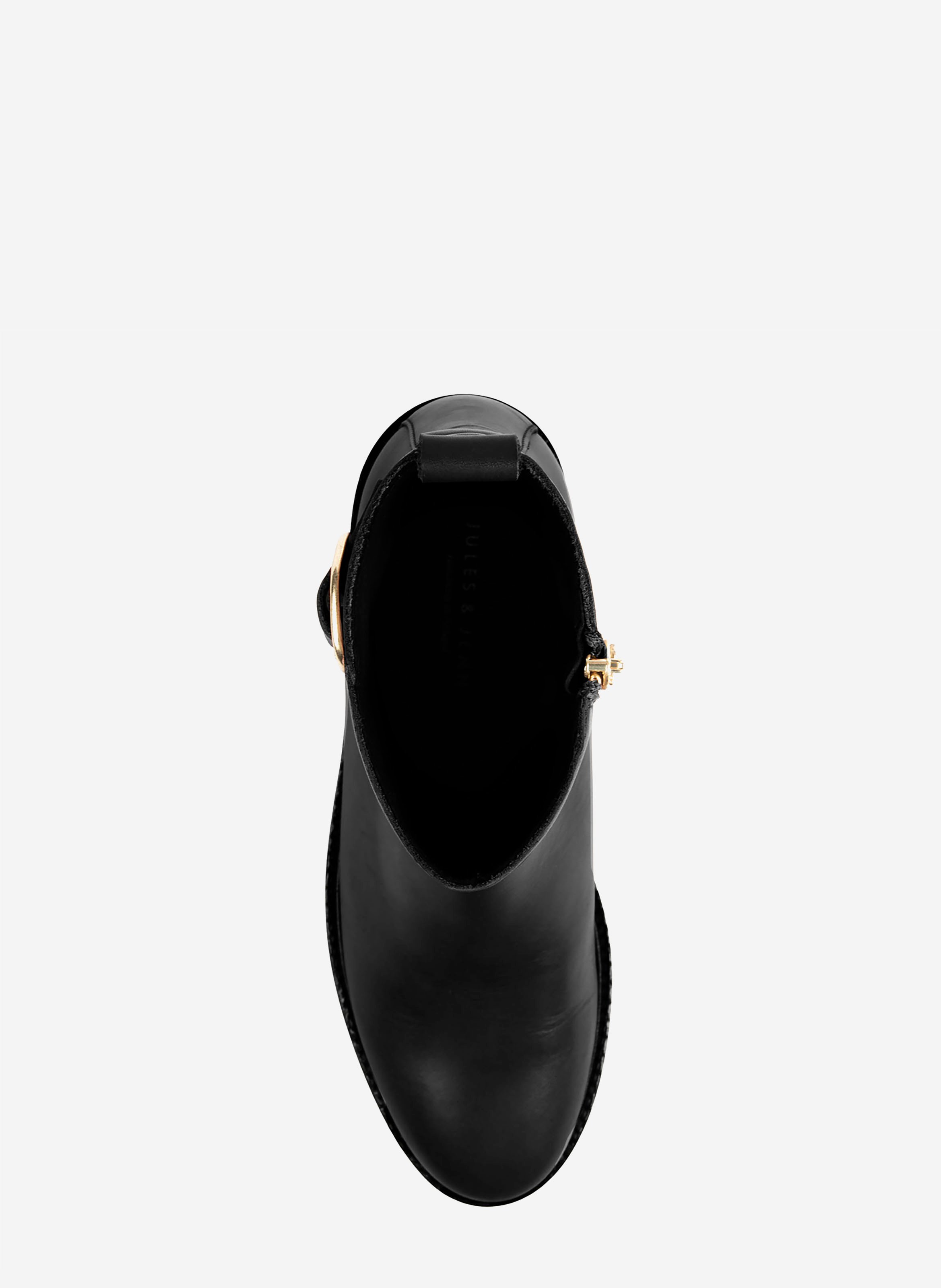 Bottines boucle elia cuir JULES & JENN Noir