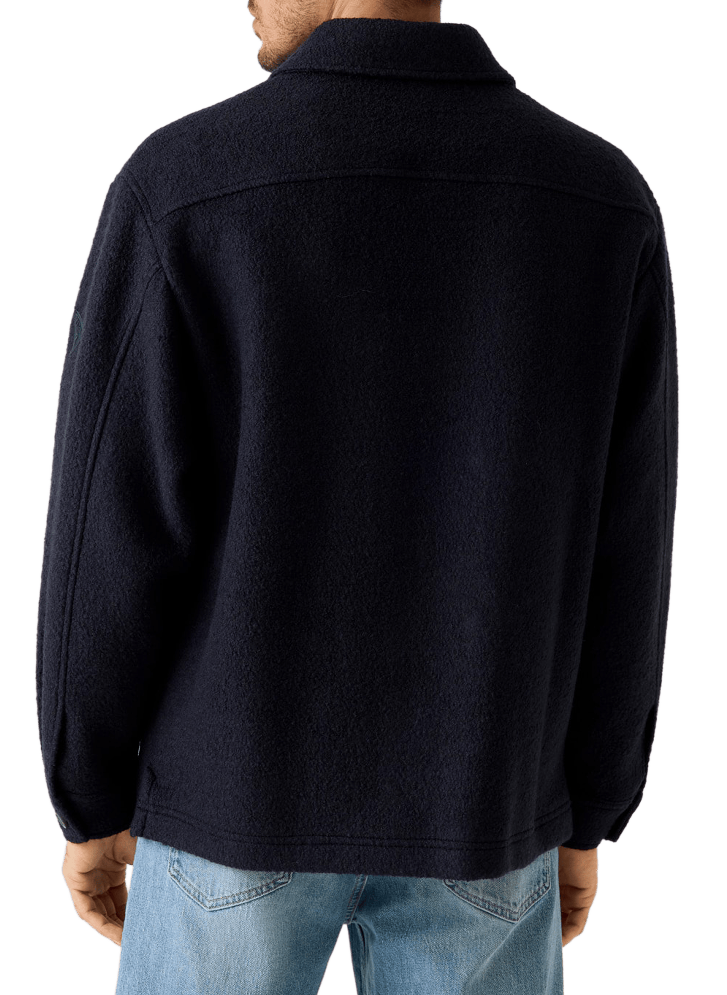 Wool-blend overshirt GUESS Blue