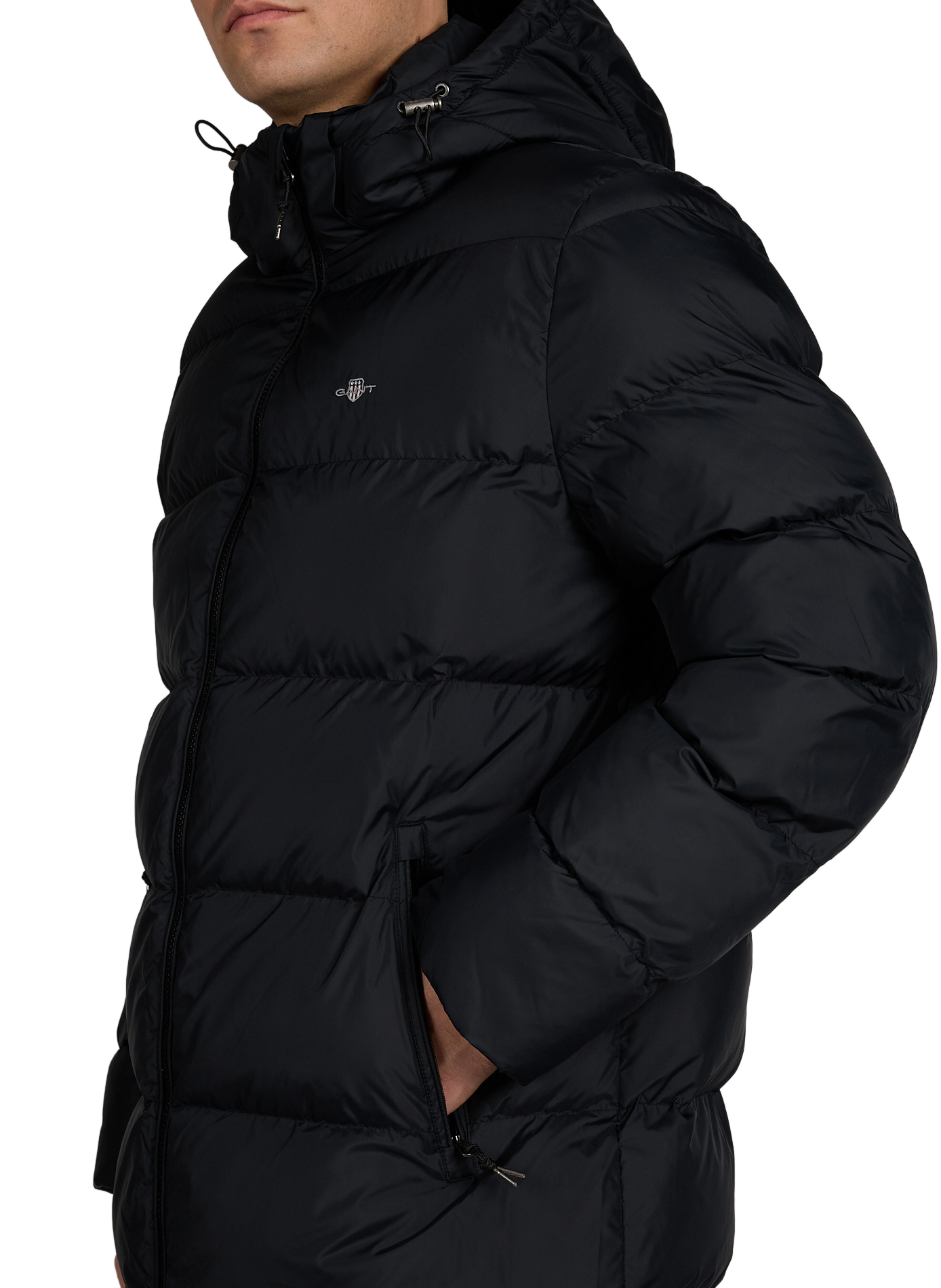 Quilted Active Cloud Mid-Length Puffer Coat GANT Black