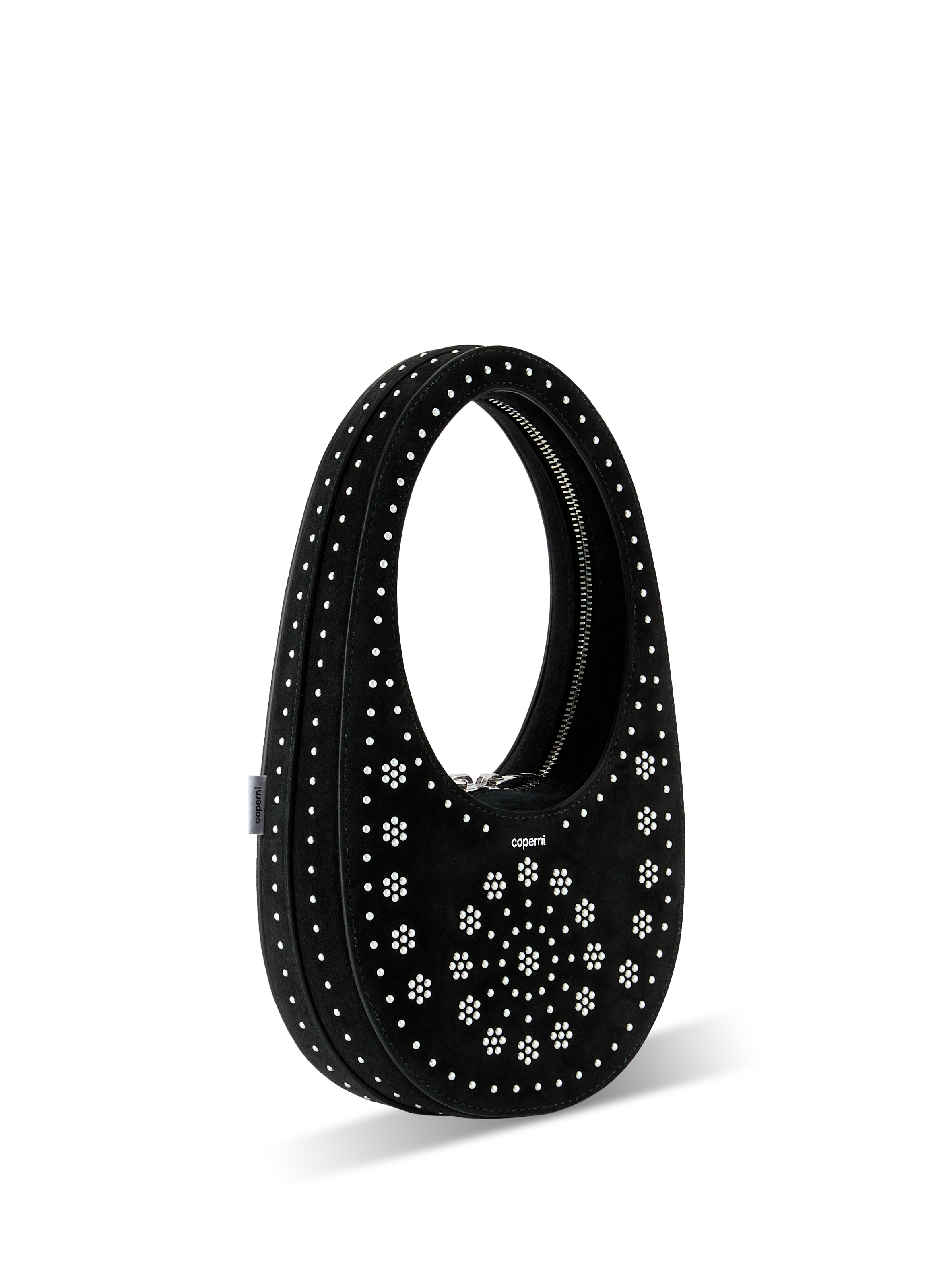 Structured leather handbag COPERNI Black