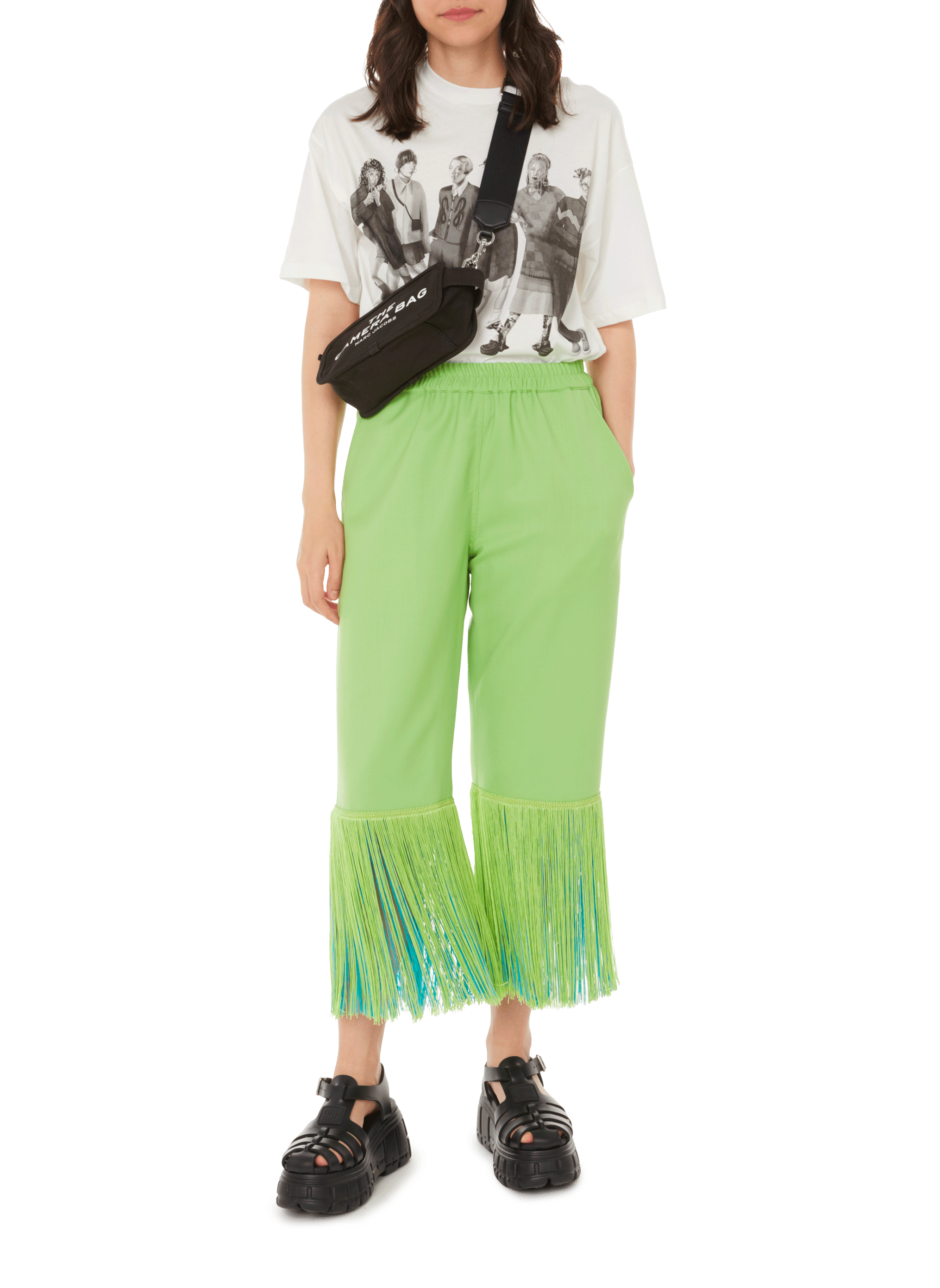 T-shirt ample en coton OPENING CEREMONY Multicolore