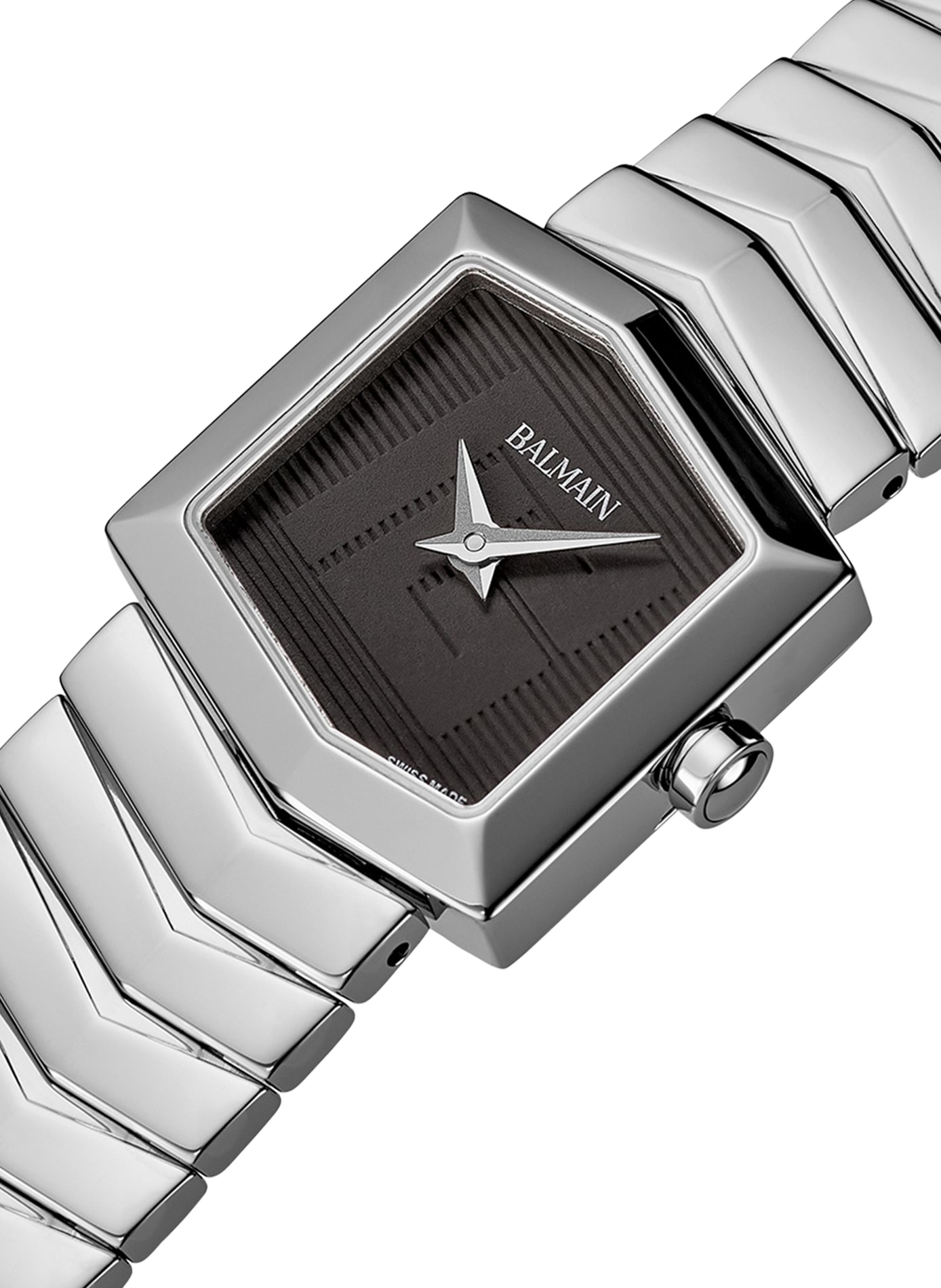 Montre analogique quartz Taffetas en acier inoxydable BALMAIN WATCHES Argent