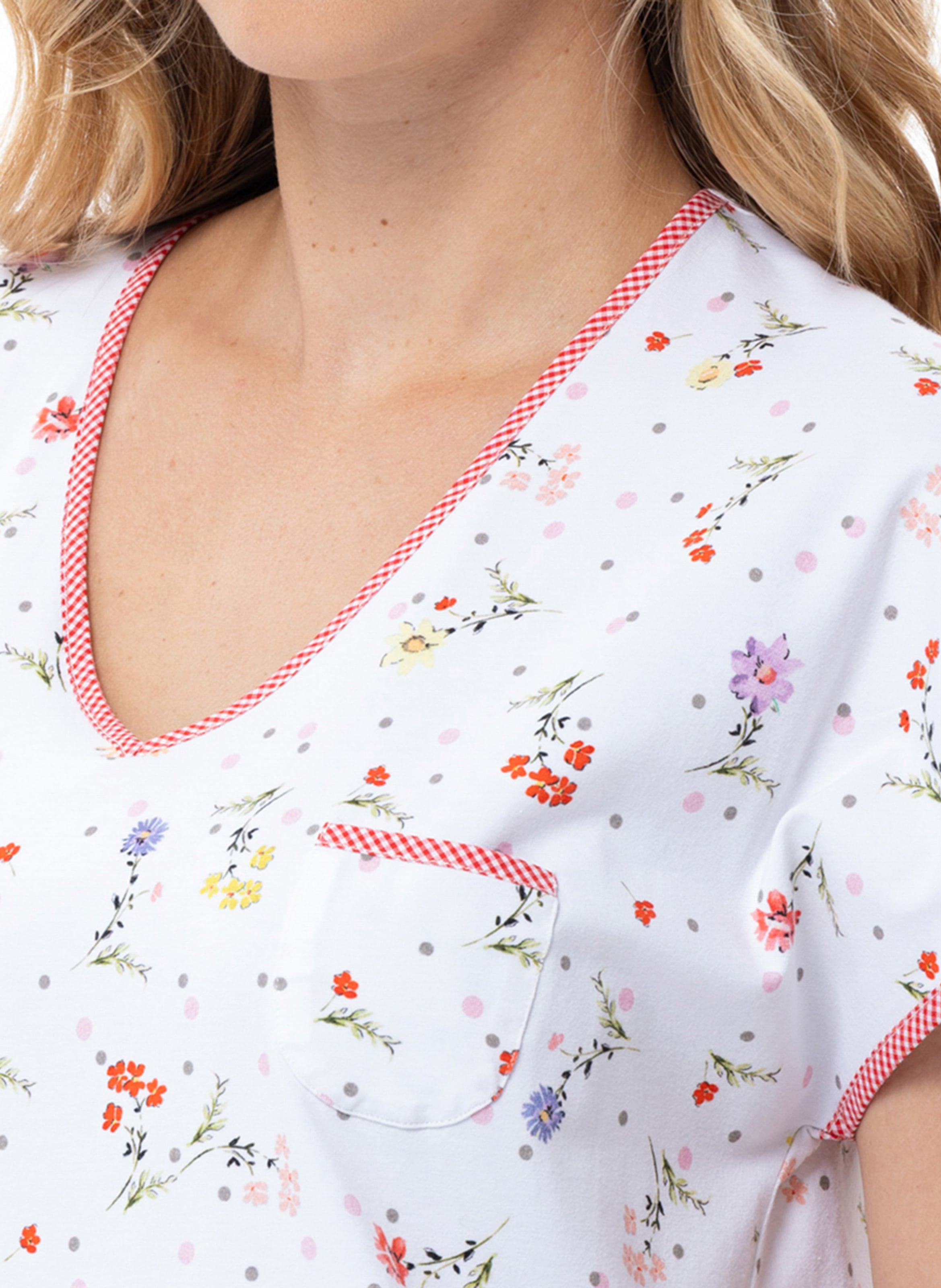 Pyjama en coton daisy 202 LE CHAT Multicolore