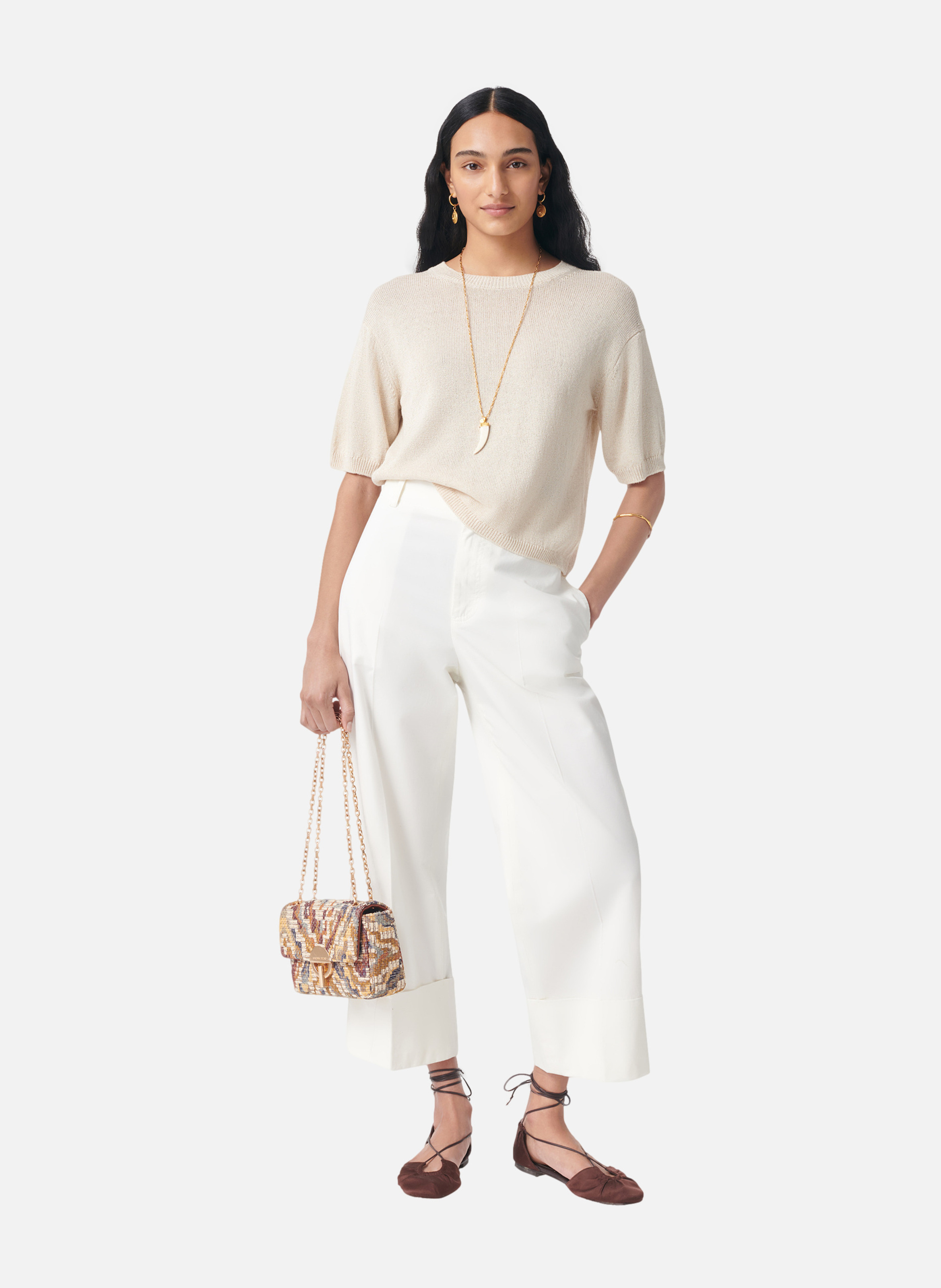 Pull gabria VANESSA BRUNO Blanc