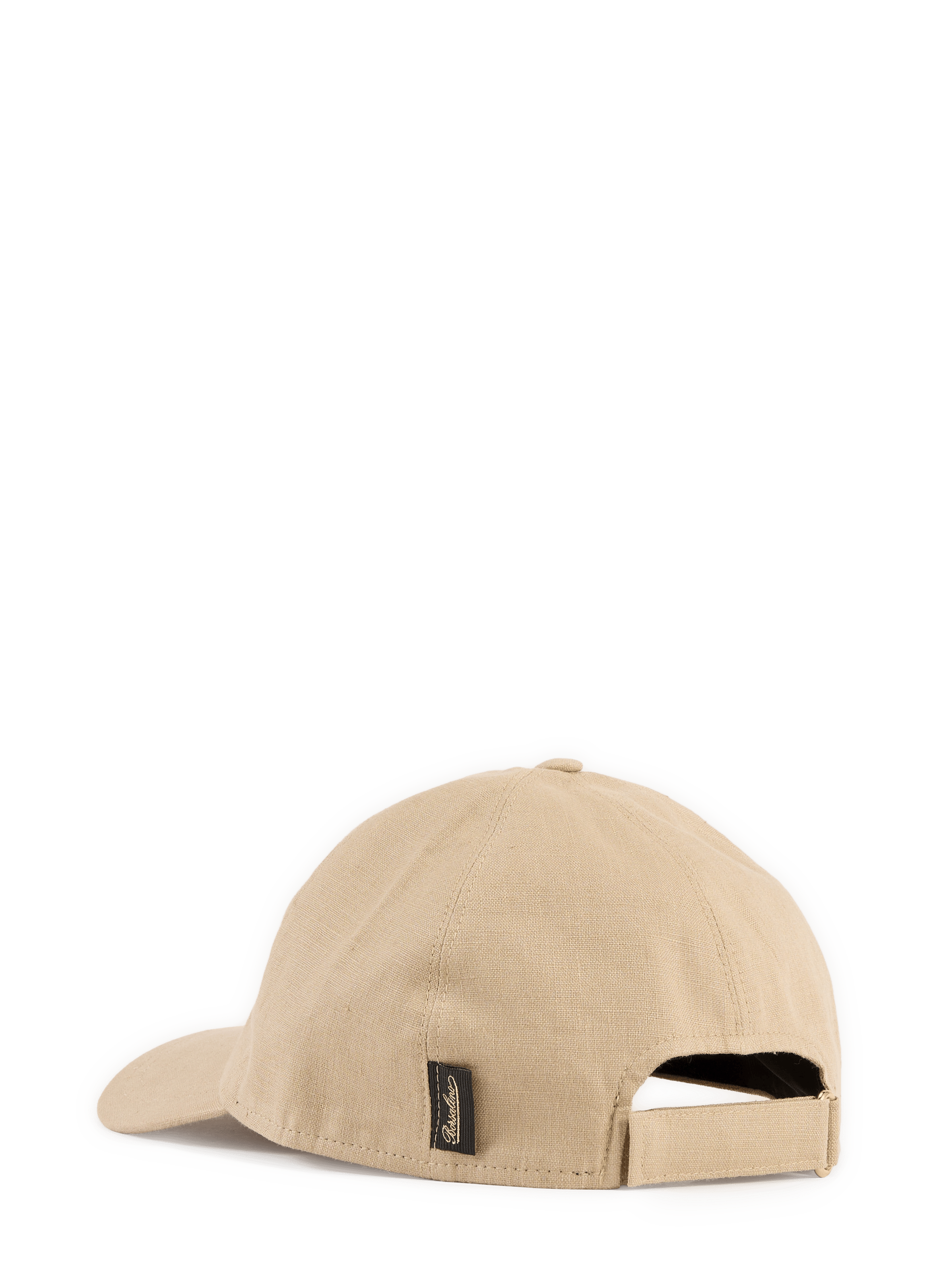 Casquette de baseball en lin BORSALINO Beige