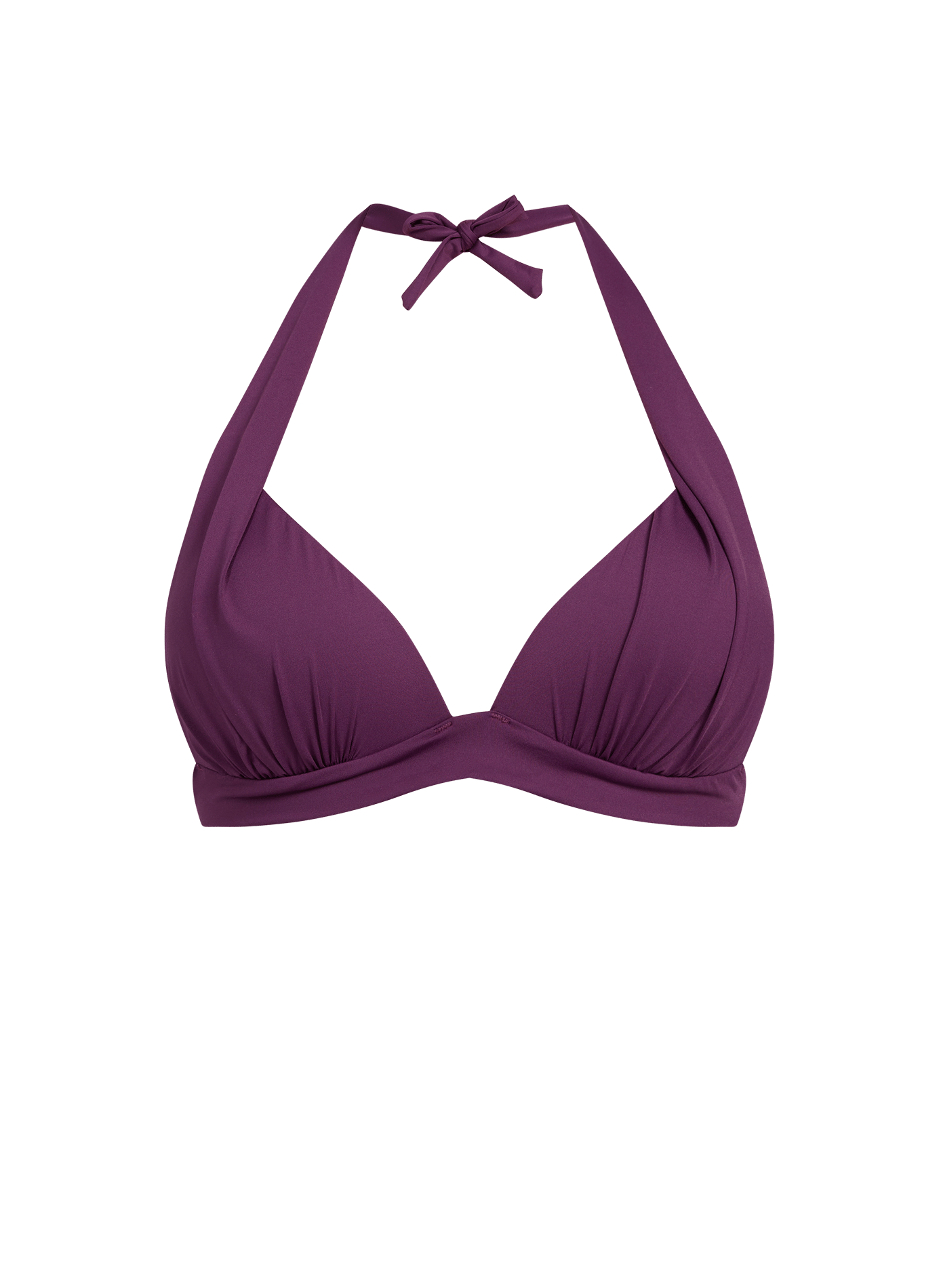 Haut de maillot de bain uni à nouer GRAIN DE SABLE Rouge