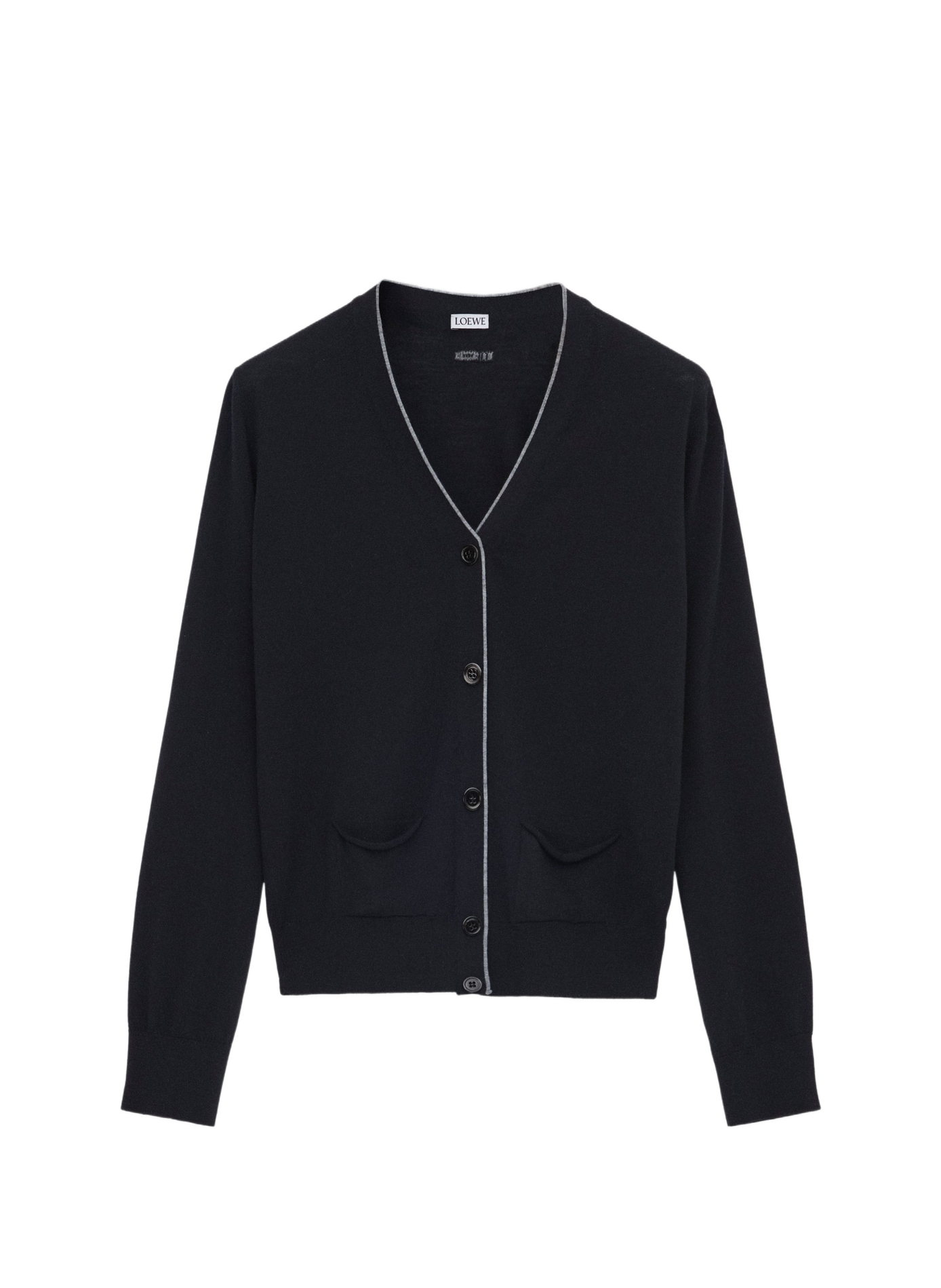 Short wool cardigan LOEWE Blue