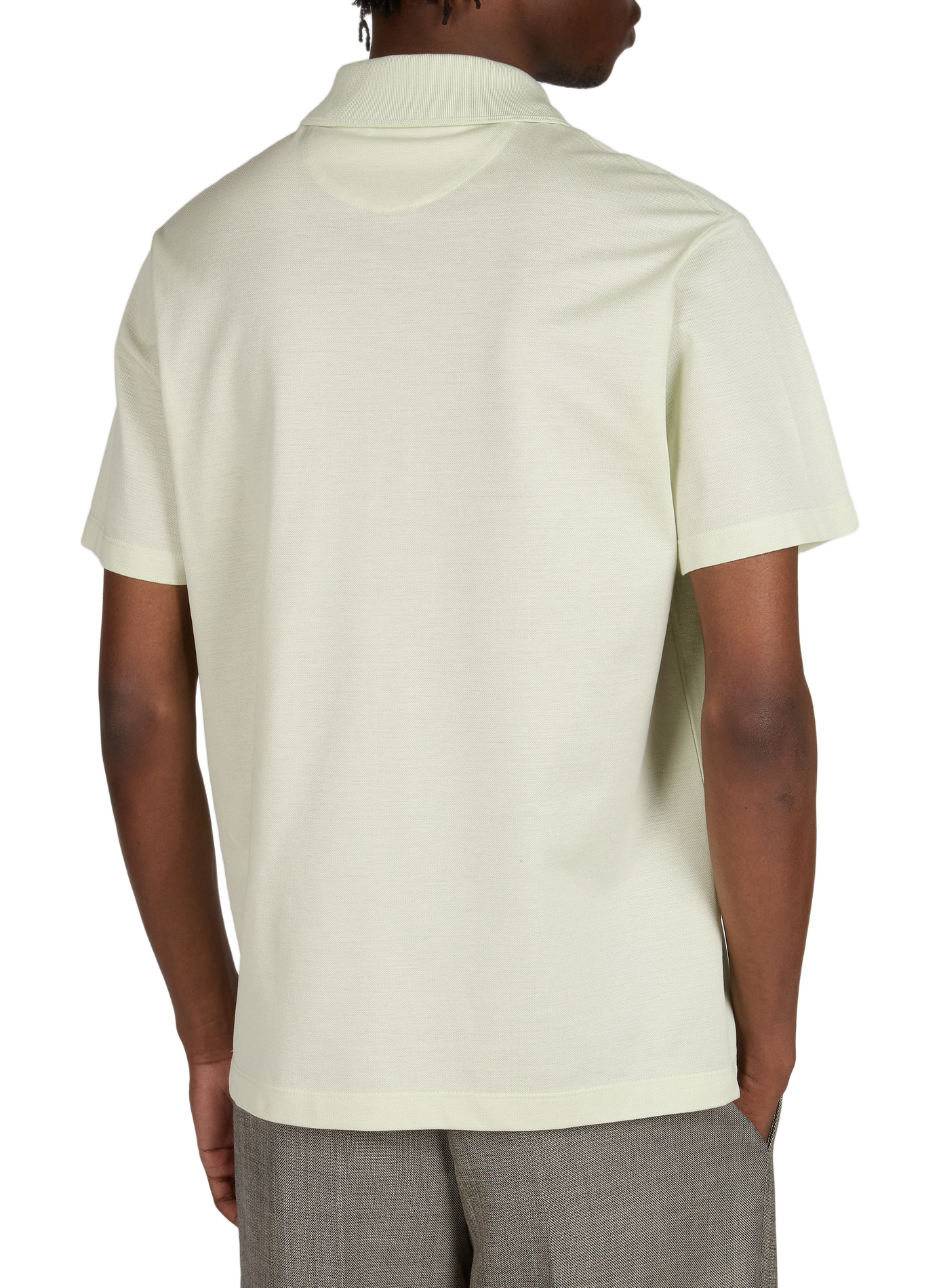 Polo with embroidered detail in cotton PAUL & SHARK Green