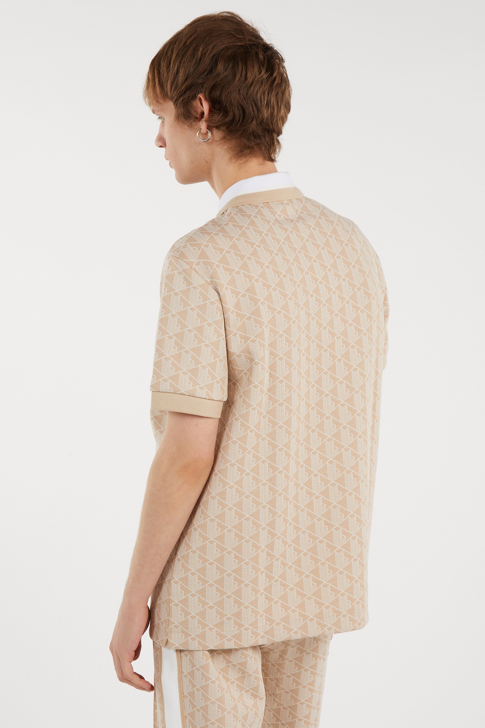 Polo the blend monograme LACOSTE Beige