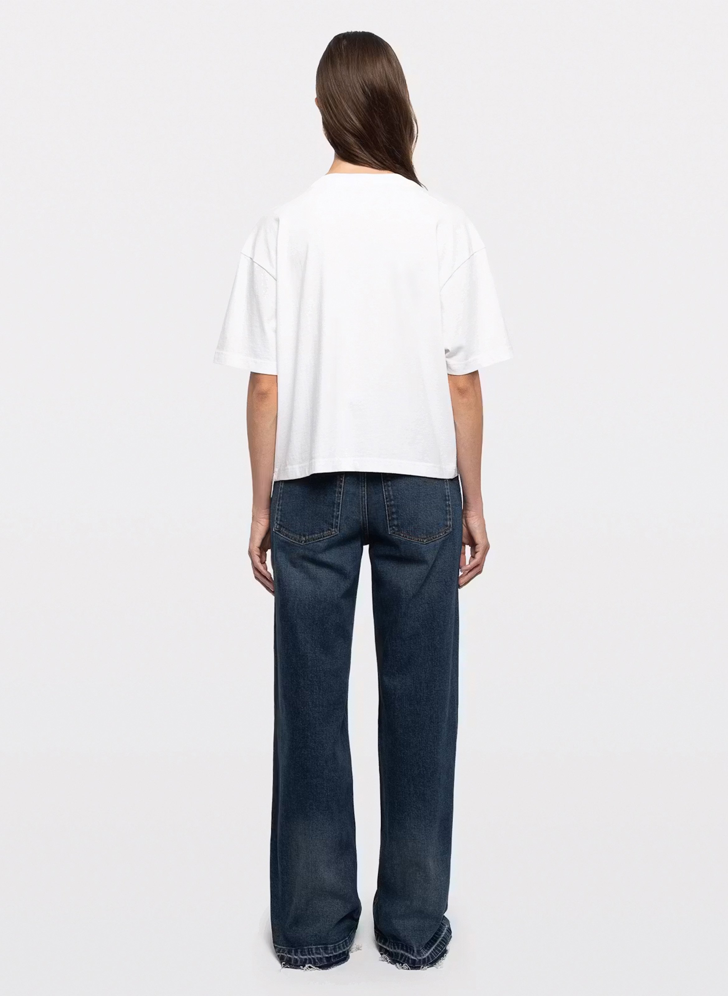 Tee-shirt droit en coton taida ZADIG&VOLTAIRE Blanc