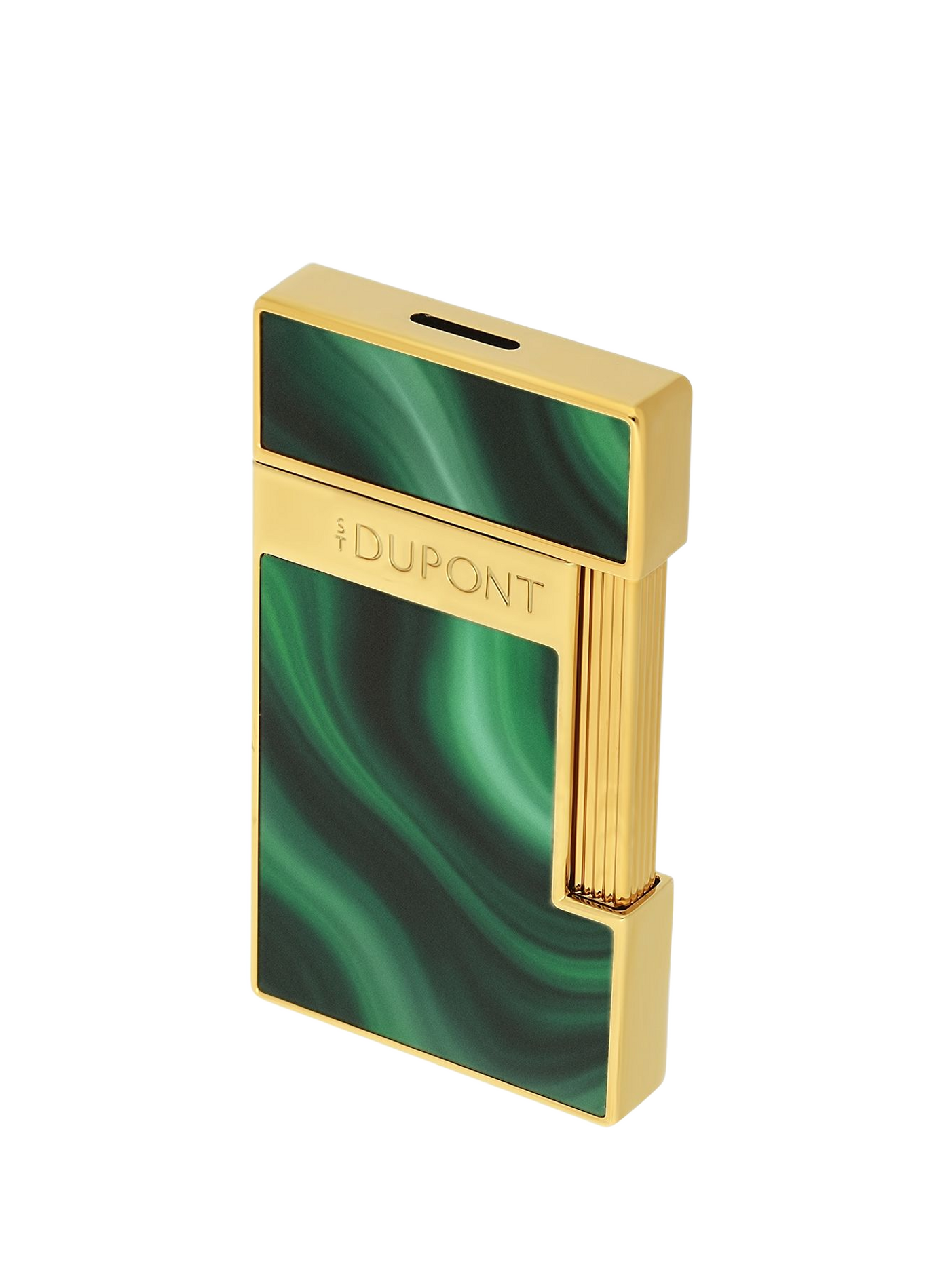 Slimmy Lacquered Geode Lighter S.T. DUPONT Green