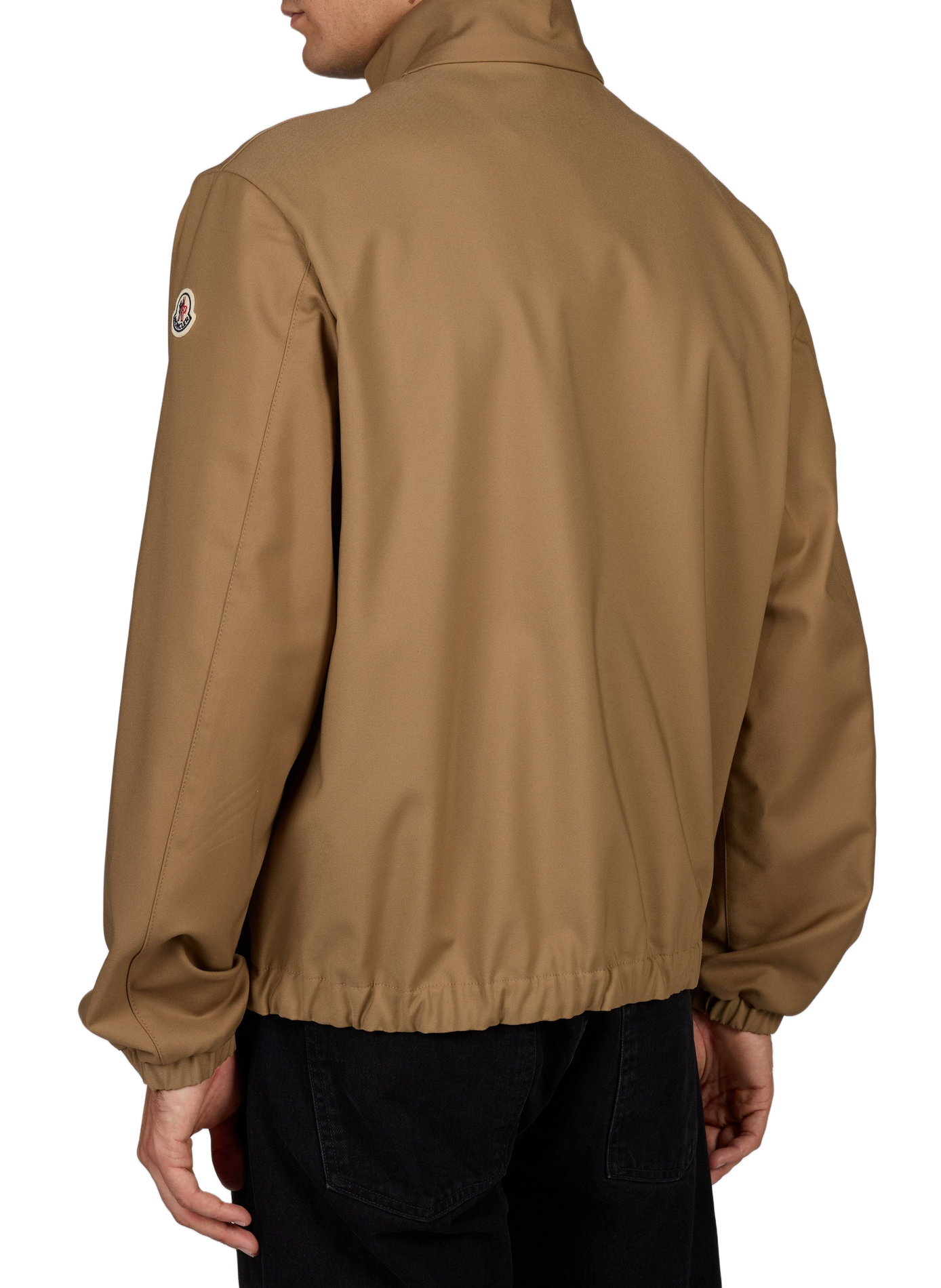Fourioun straight cotton blend jacket MONCLER Beige