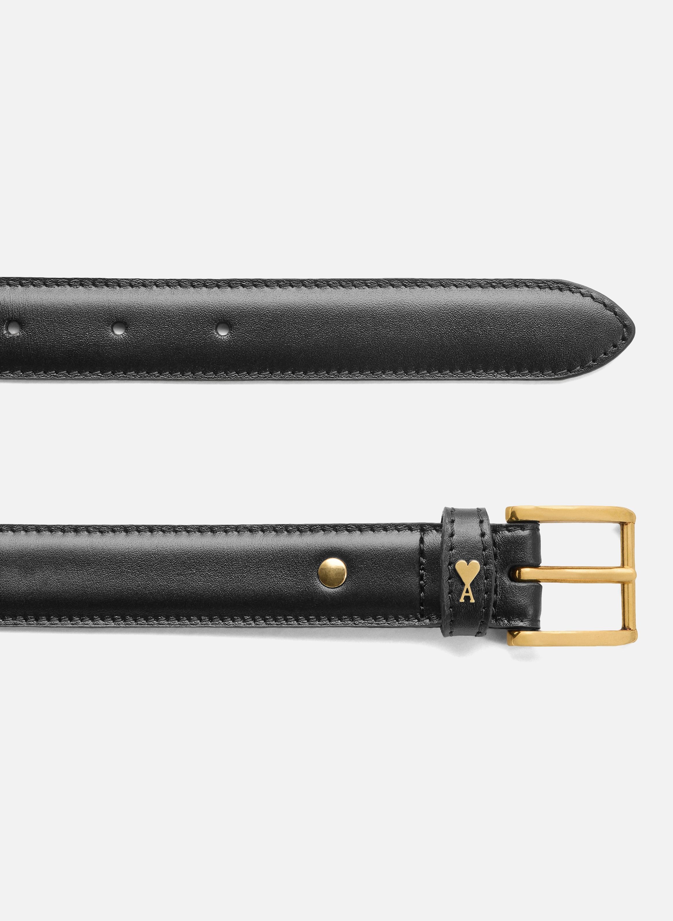 Ceinture paris paris unisexe | Noir AMI PARIS Femme
