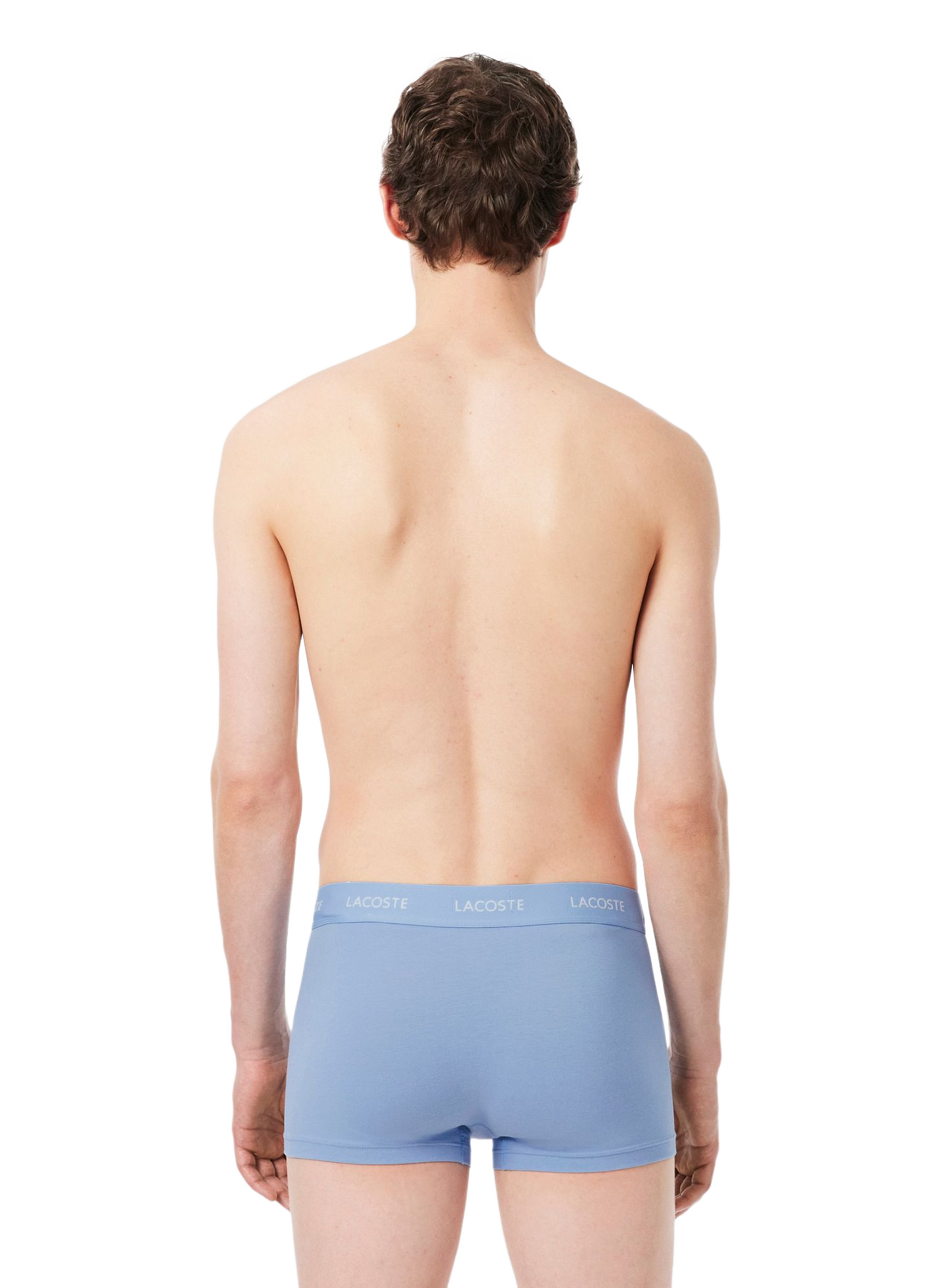 Set of three mixed cotton boxers LACOSTE Multicolour