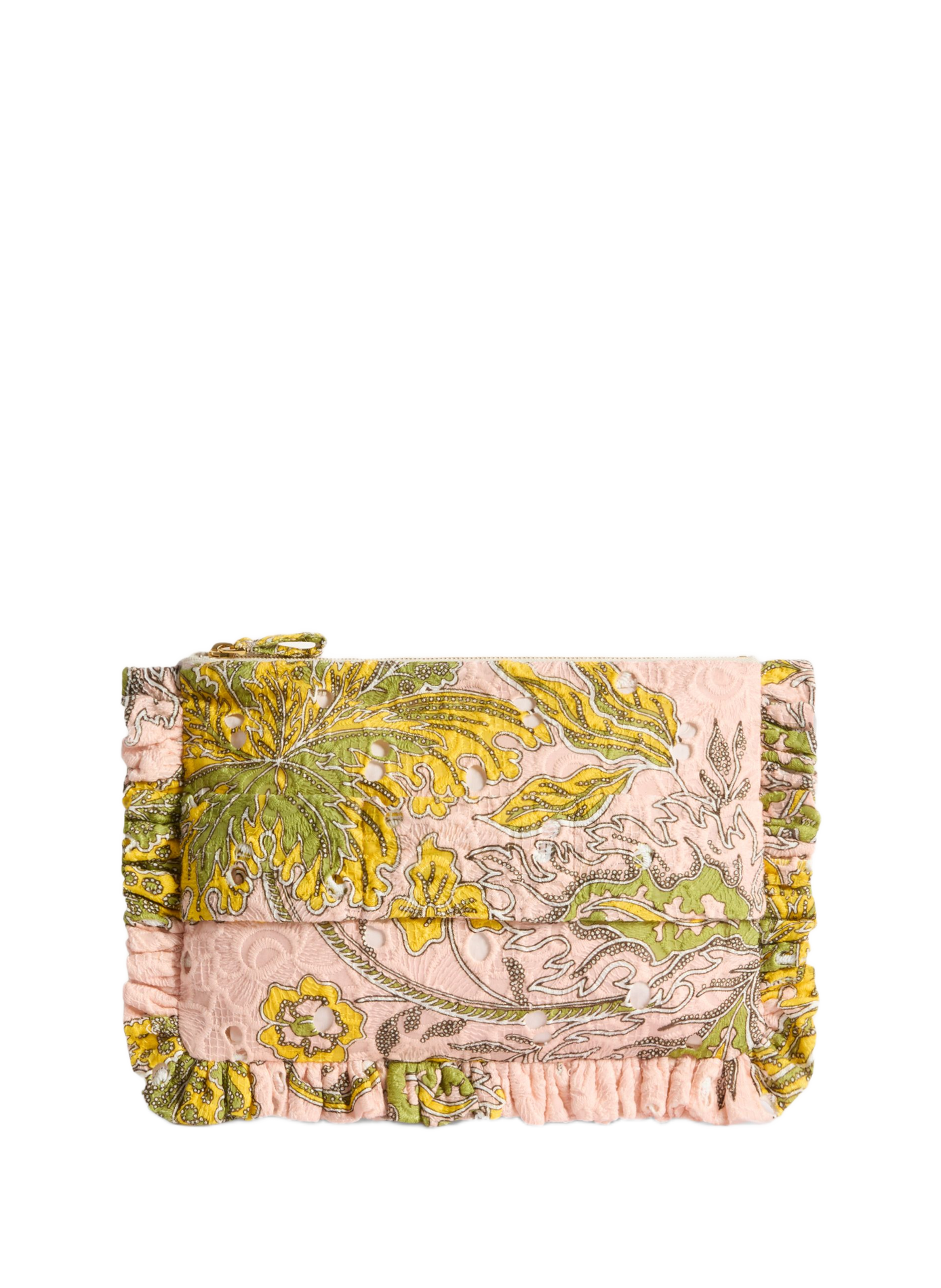 Bestickte Baumwolltasche LA DOUBLEJ Rosa