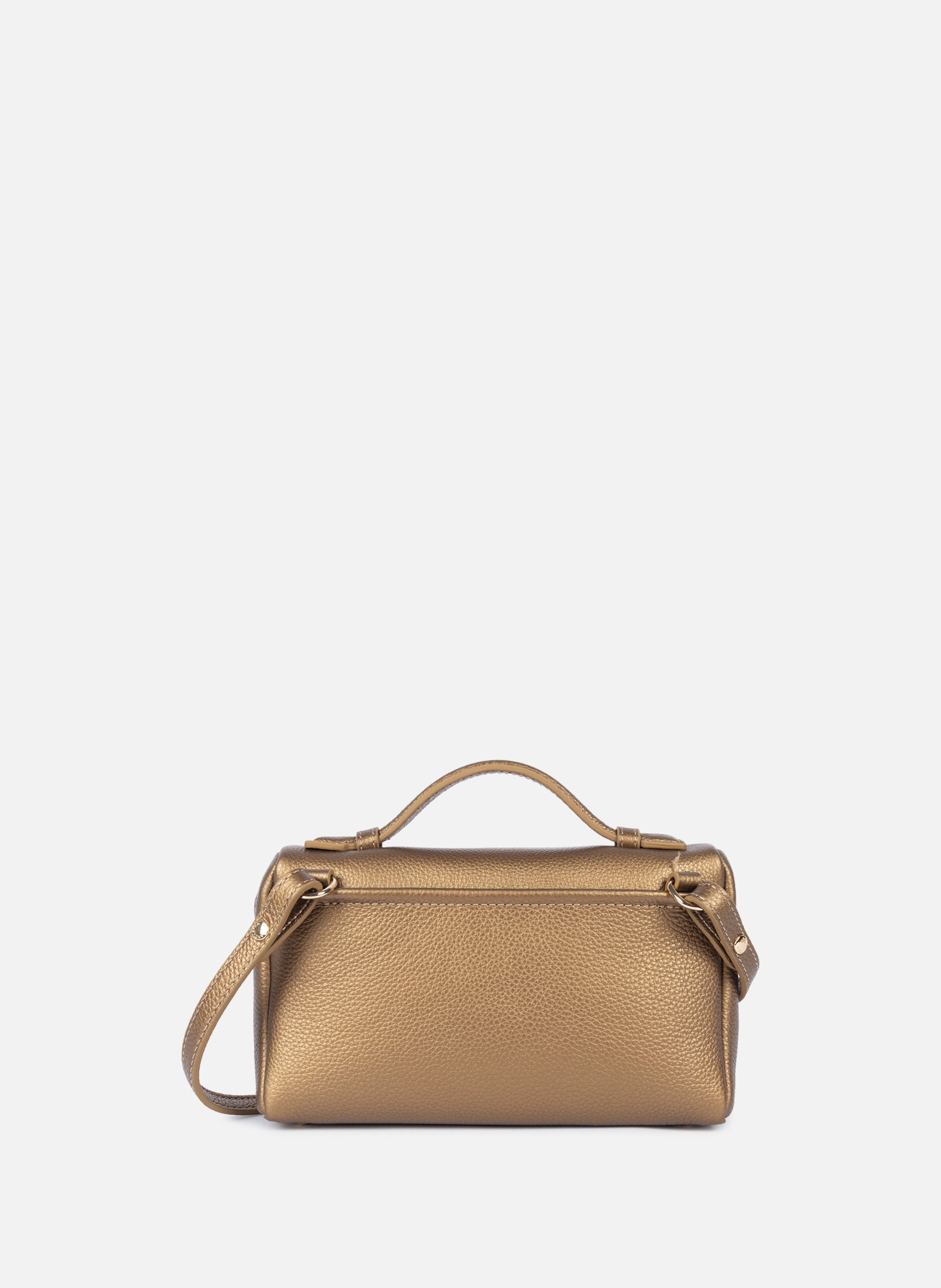 Petit sac boite - milano trésor LANCASTER Doré