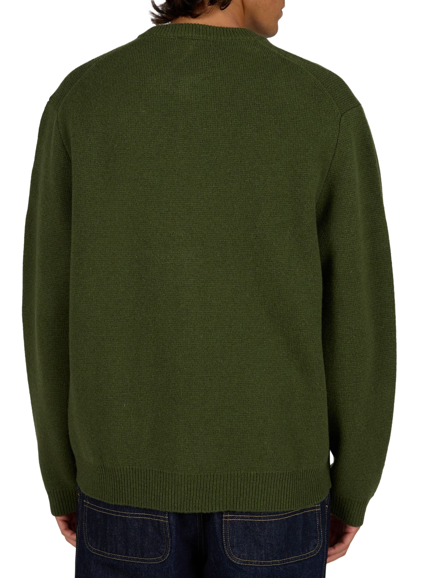 Straight wool jumper LES DEUX Green