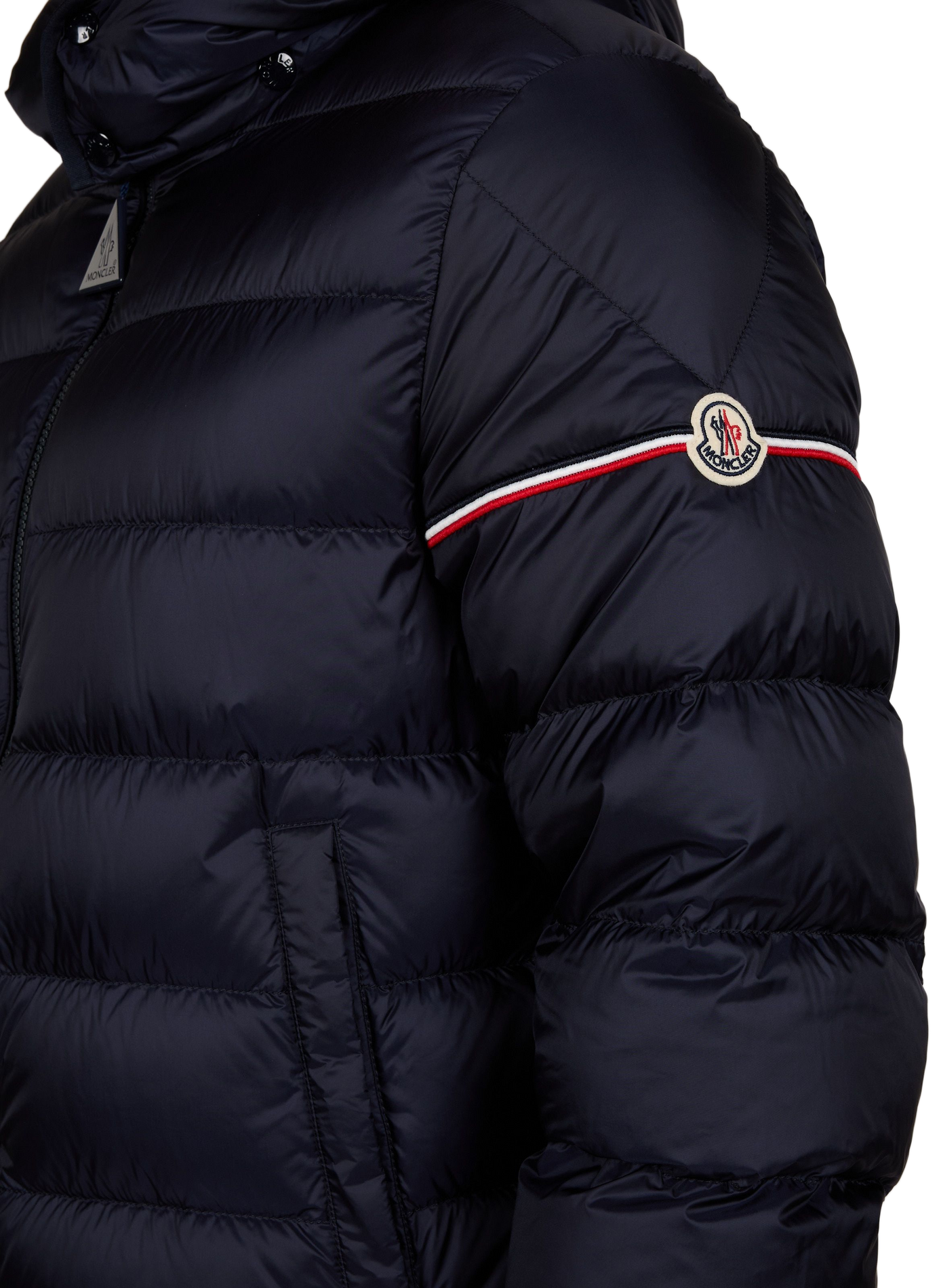 Effen rechte RAVENLOCK-donsjas MONCLER Blauw