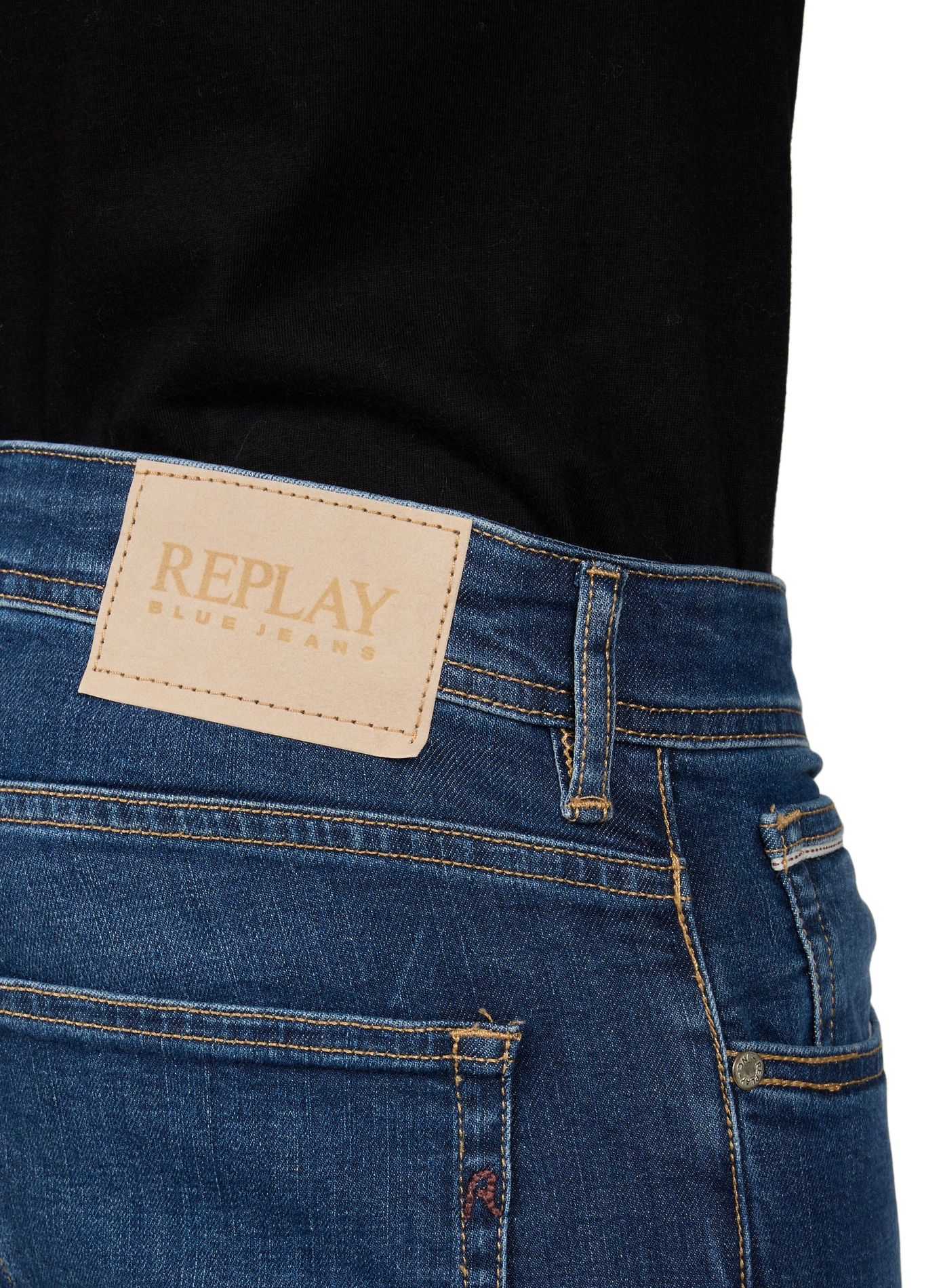 Jean slim taille mi-haute REPLAY Bleu