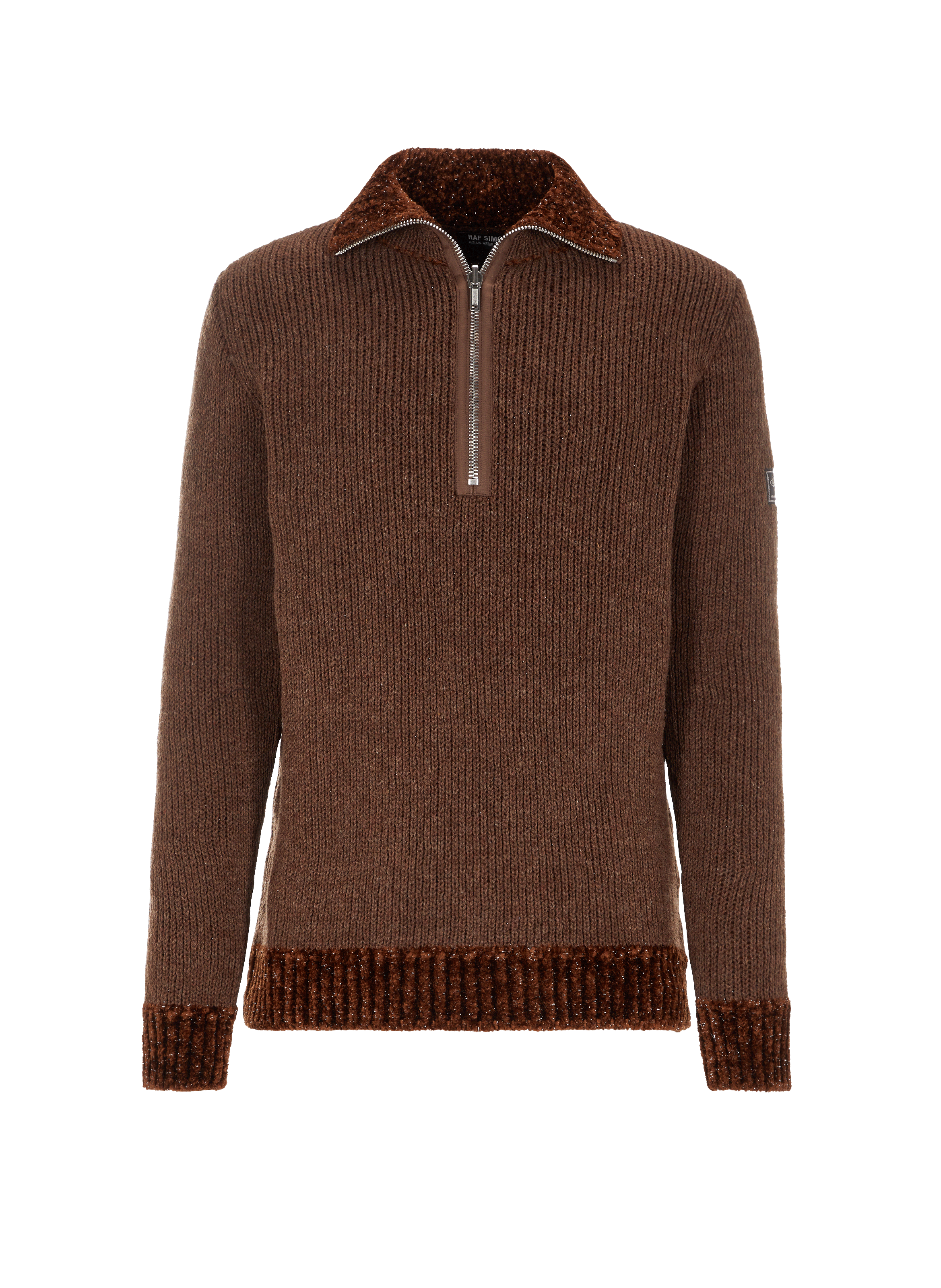 Pull col camionneur en laine mélangée