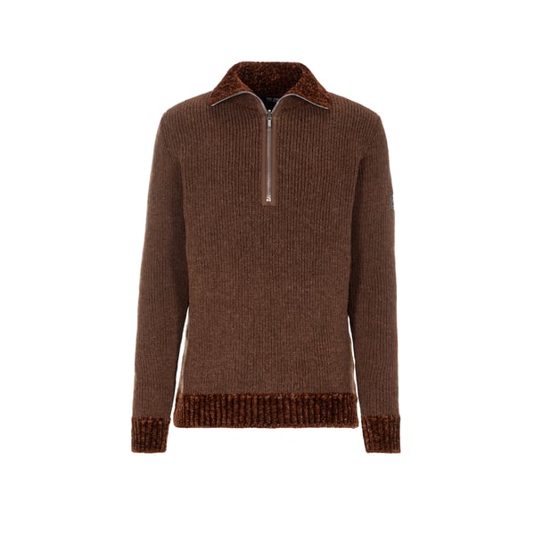 Pull col camionneur en laine mélangée