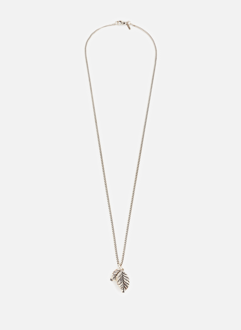 Silver leaf necklace SilverEMANUELE BICOCCHI 