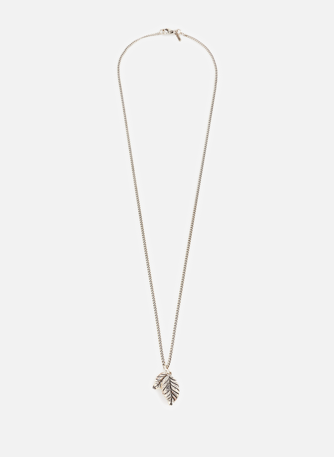 Silver leaf necklace EMANUELE BICOCCHI