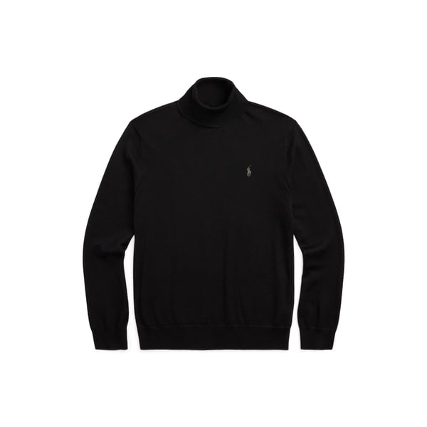 Pull col roulé en laine