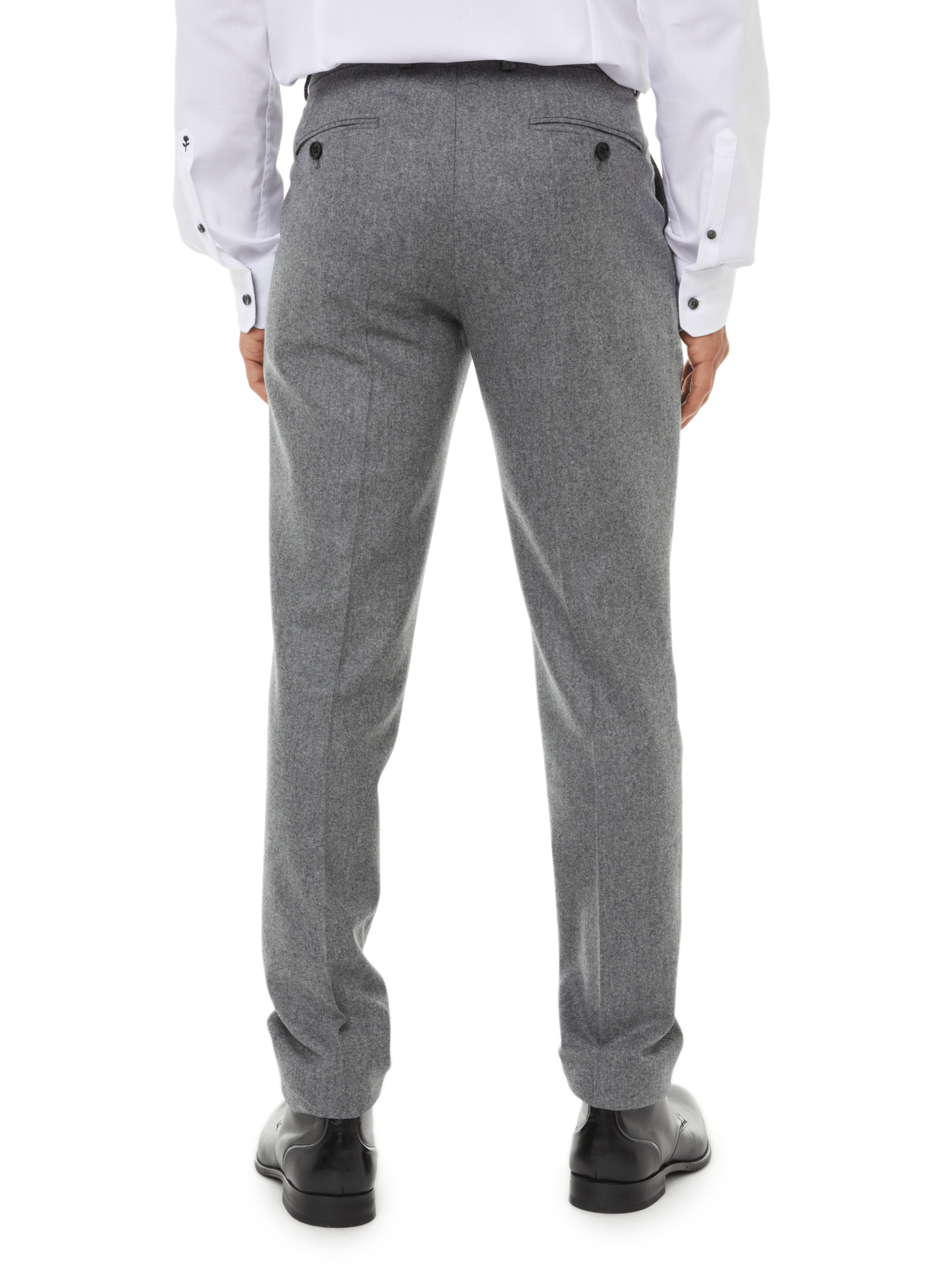 Pantalon slim en laine  SAISON 1865 Gris