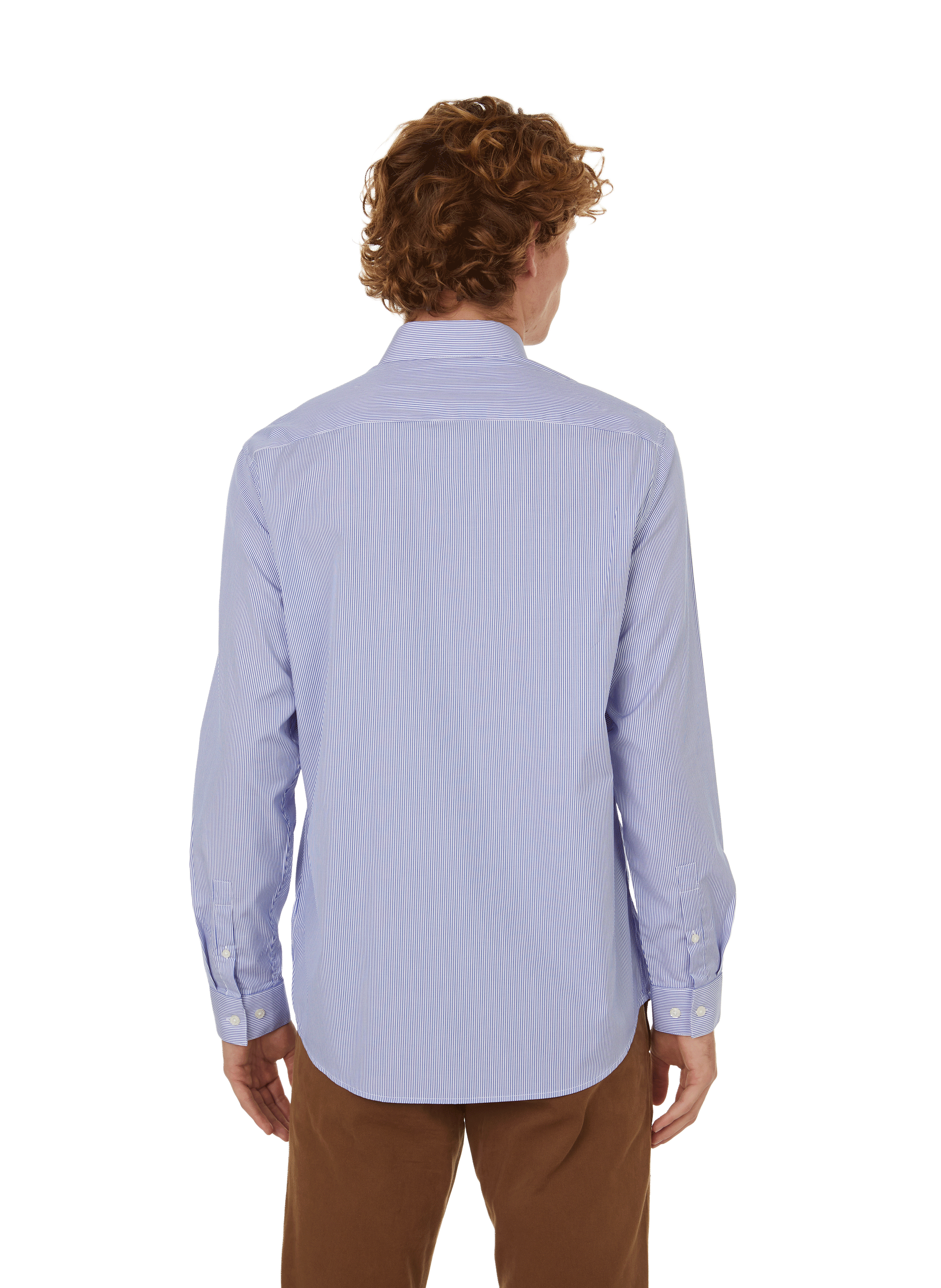 Chemise rayée en coton  AU PRINTEMPS PARIS Bleu