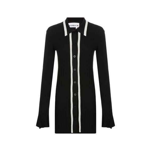 Robe courte côtelé