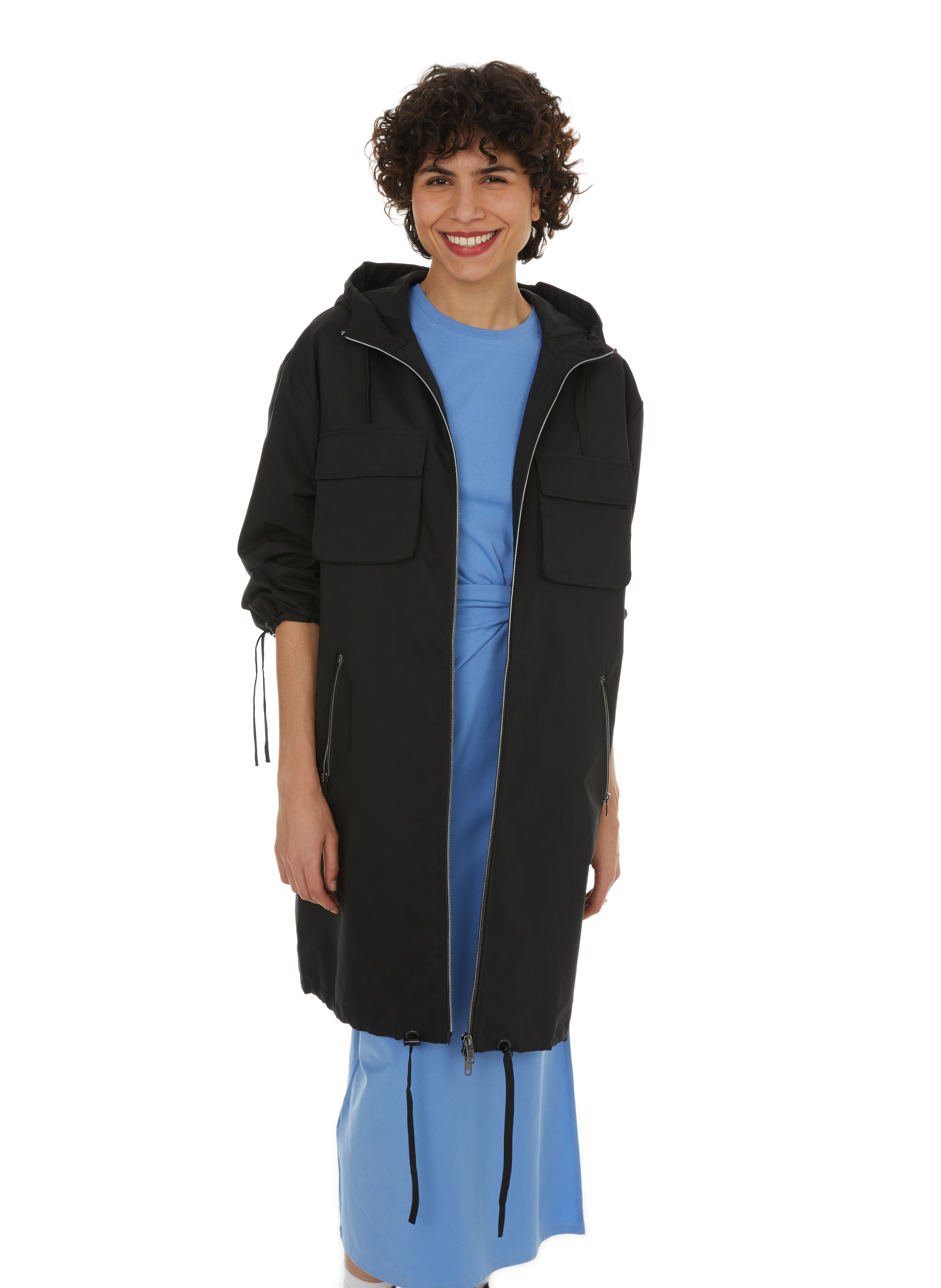 SAISON 1865 Mid-length jacket  Black