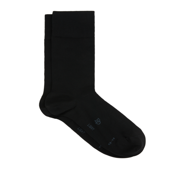 Dore Dore Paisley Mid-calf Cotton-blend Socks In Black
