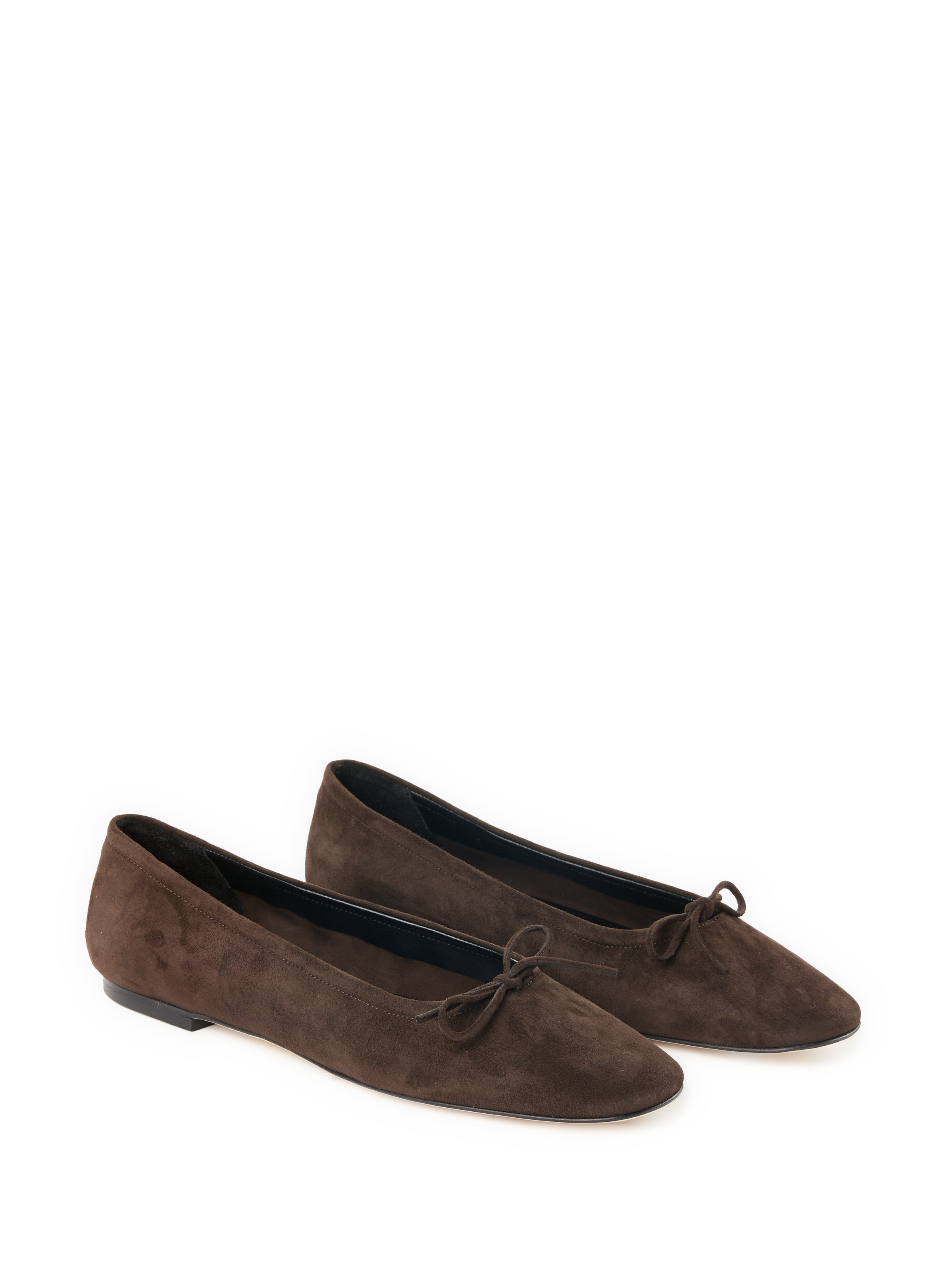 Ballerines cuir suédé AEYDE Marron
