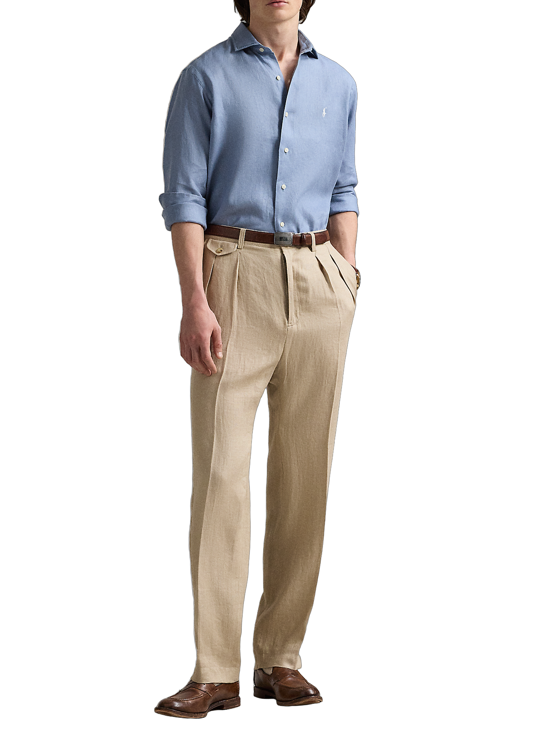 Linen shirt POLO RALPH LAUREN Blue