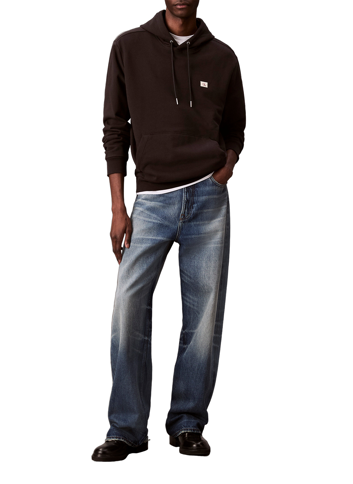 Cotton hoodie CALVIN KLEIN Black