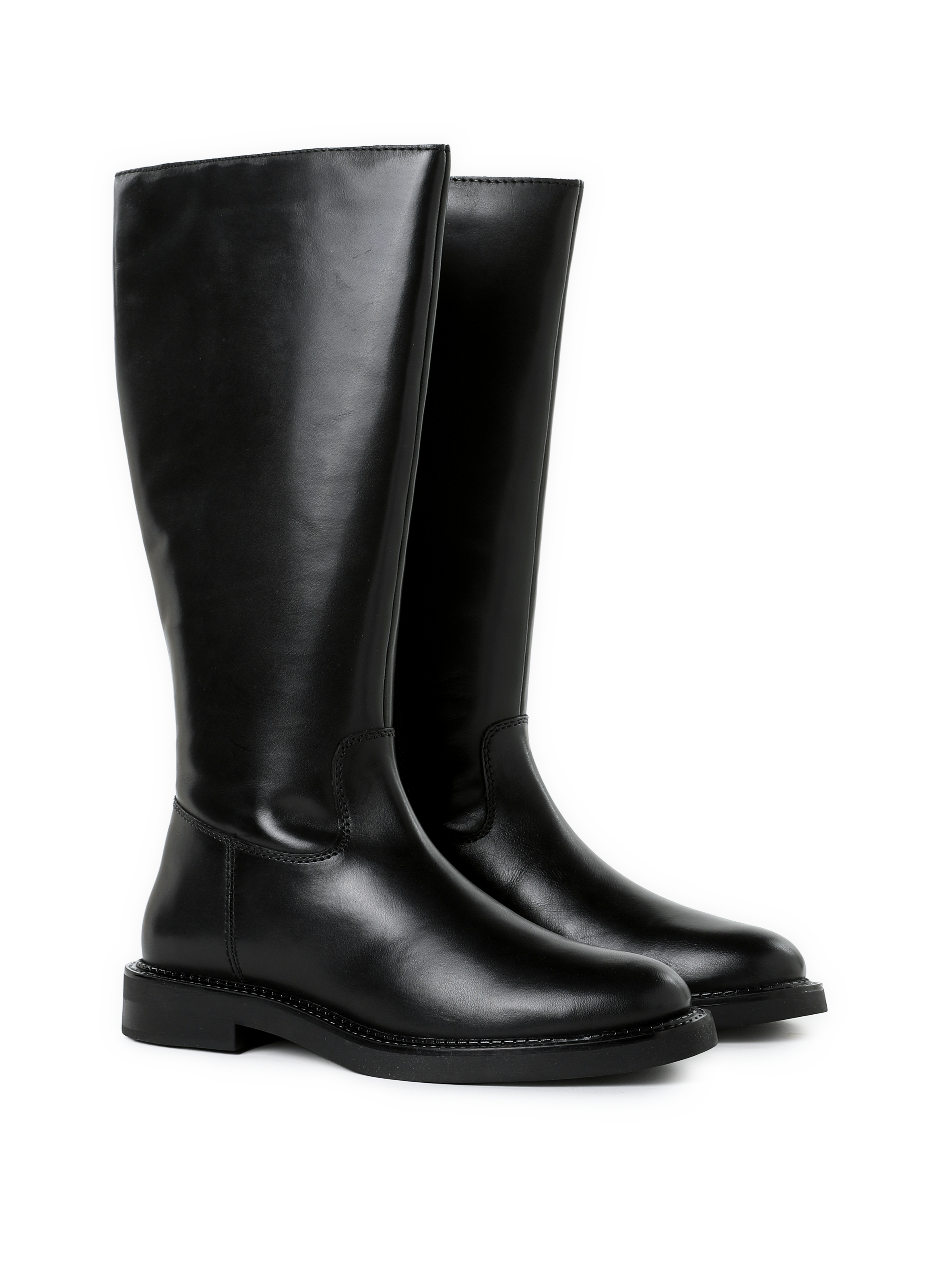 Serilda leather boots GEOX Black