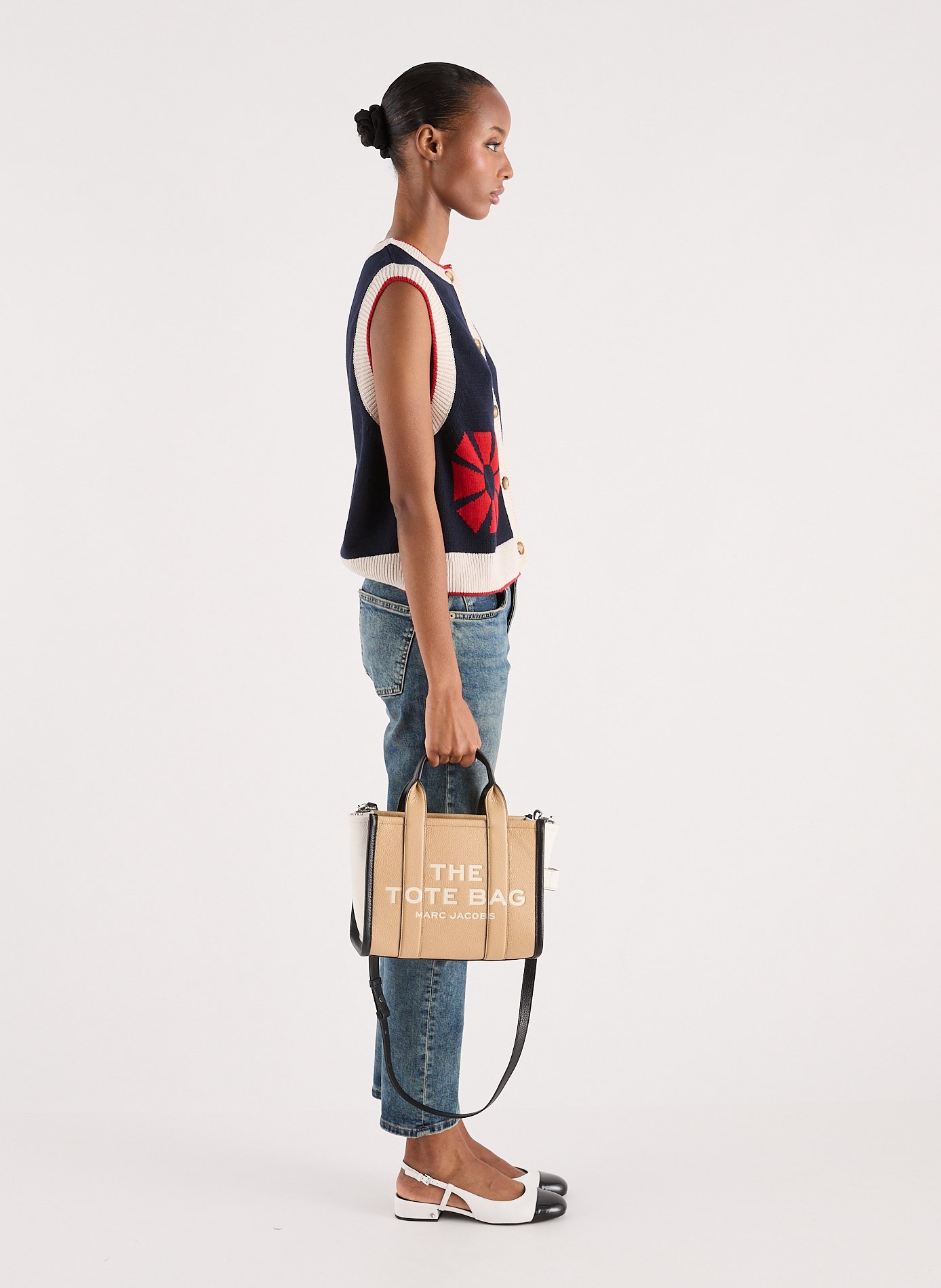 Sac cabas The Colorblock Small Tote Bag  MARC JACOBS Multicolore