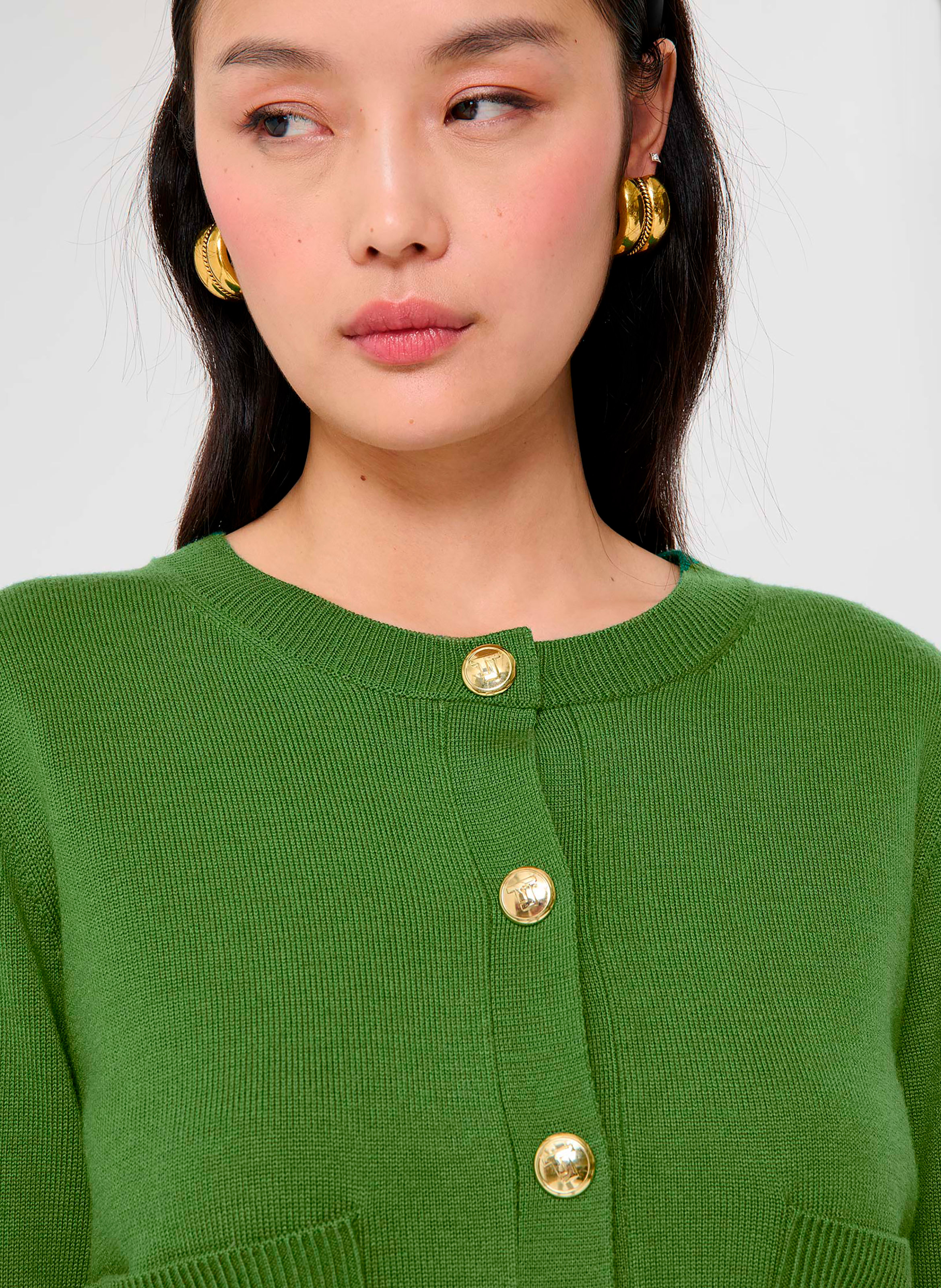 Gilet gyslain TARA JARMON Vert