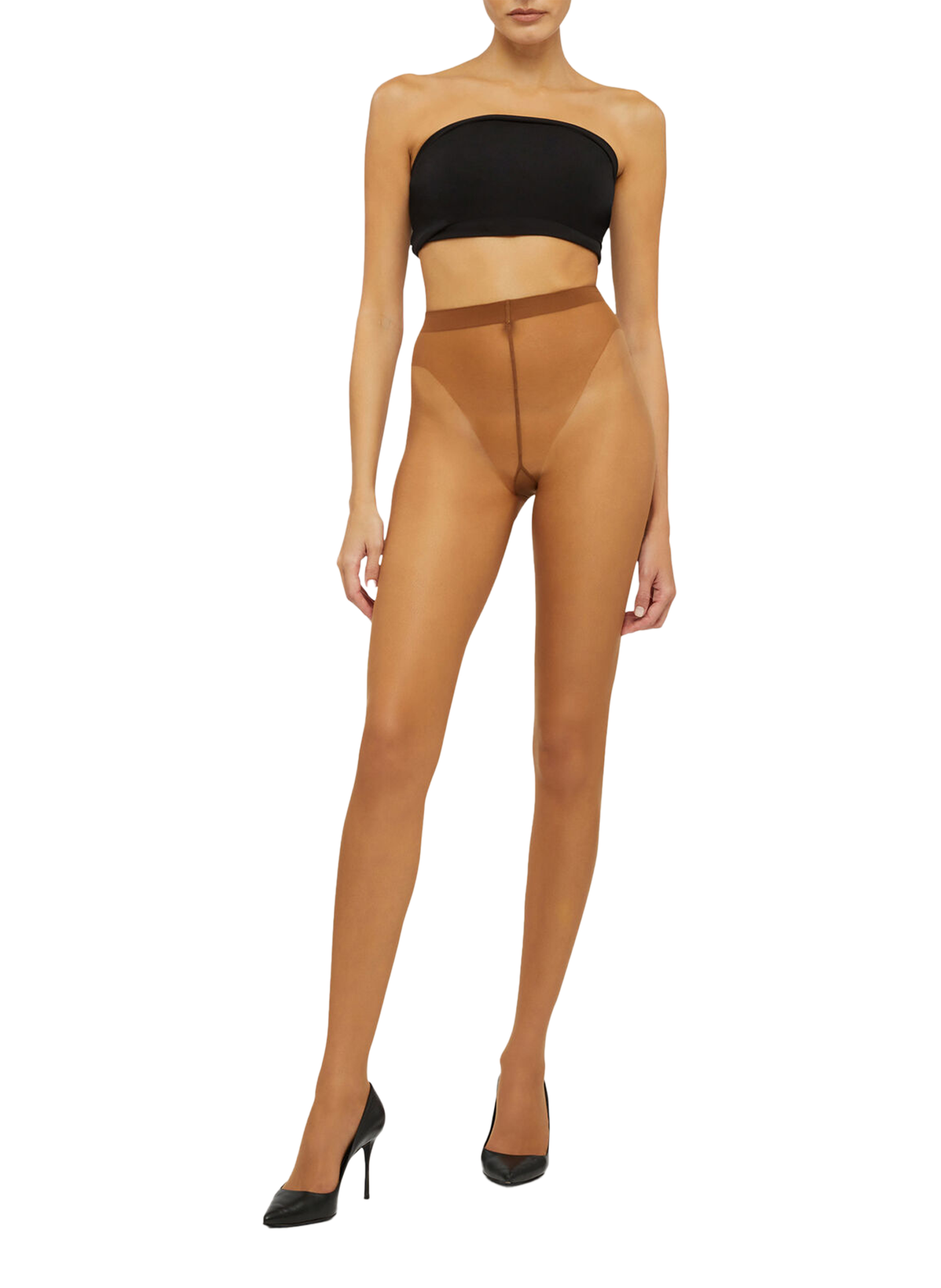 Collants Luxe 9 WOLFORD Beige