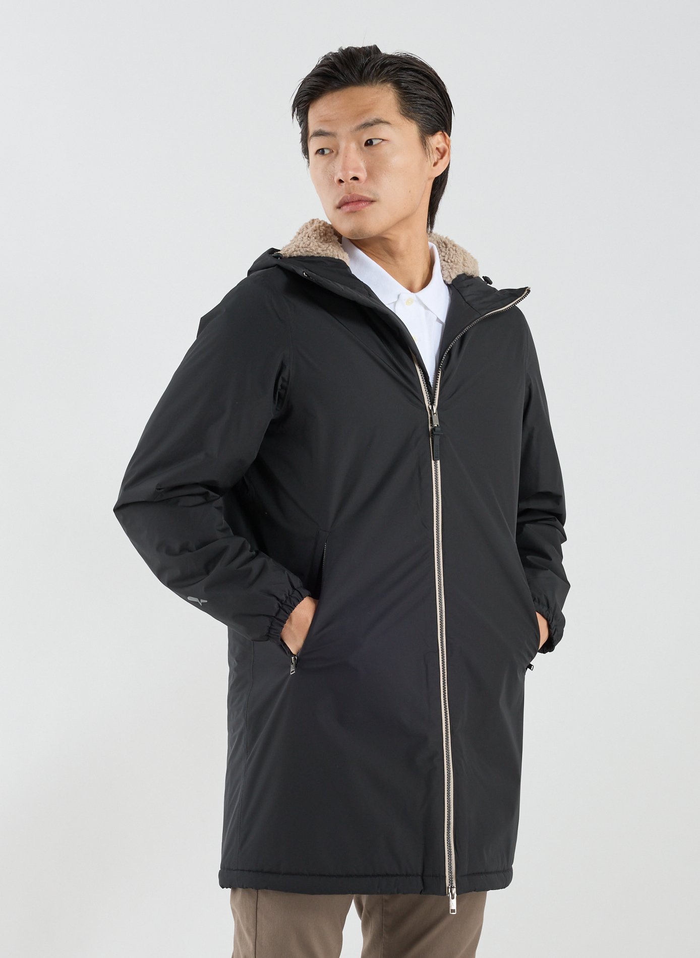 Parka Rainpack à capuche AIGLE Noir