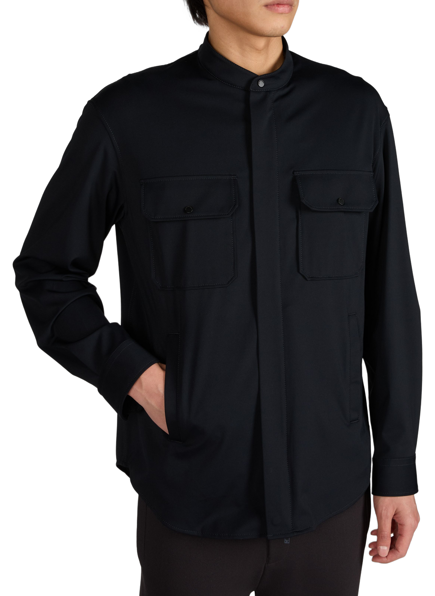 Chemisier uni EMPORIO ARMANI Bleu