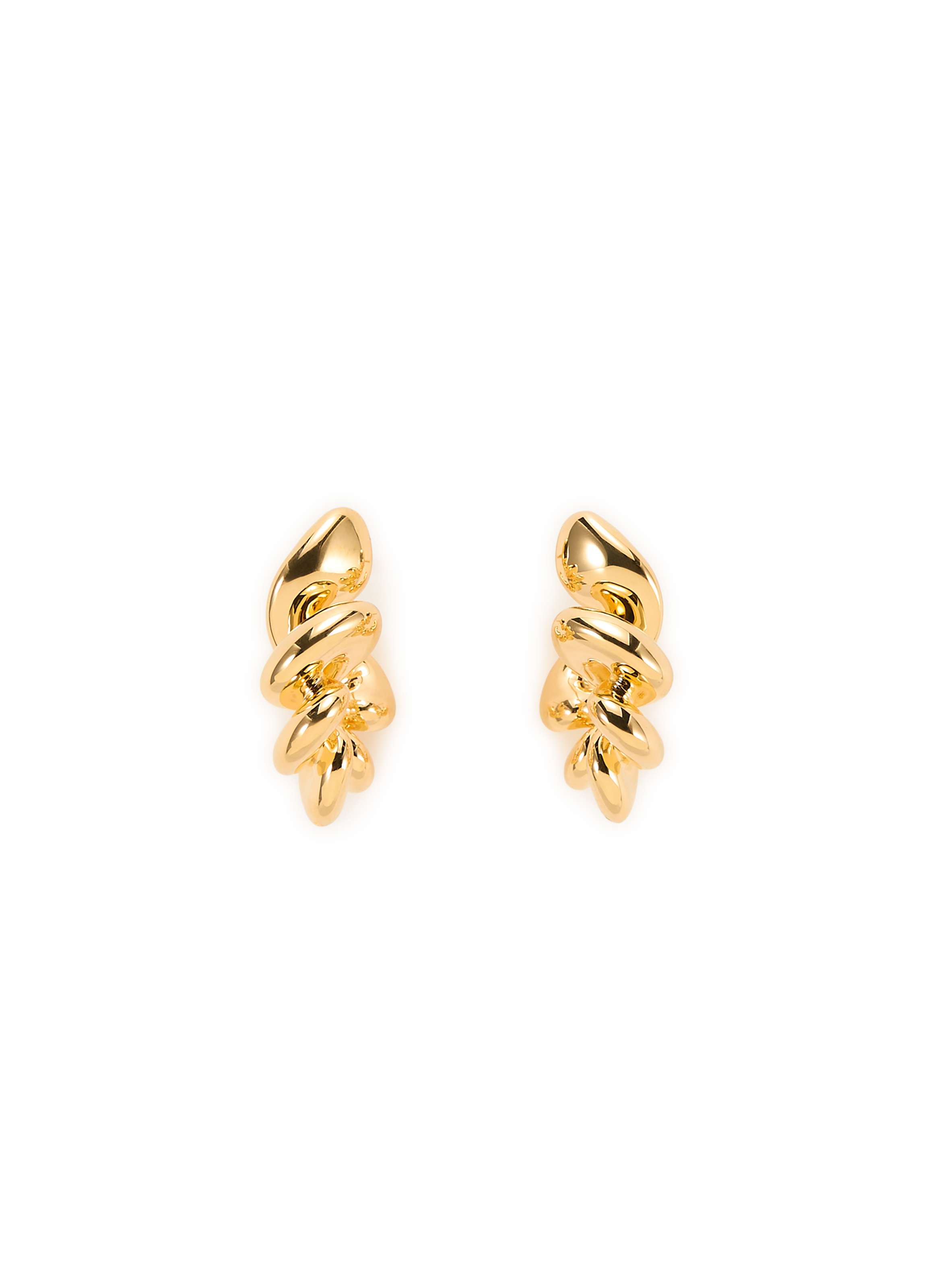 Boucles d'oreille Coil Hoops en or MARIA BLACK Doré