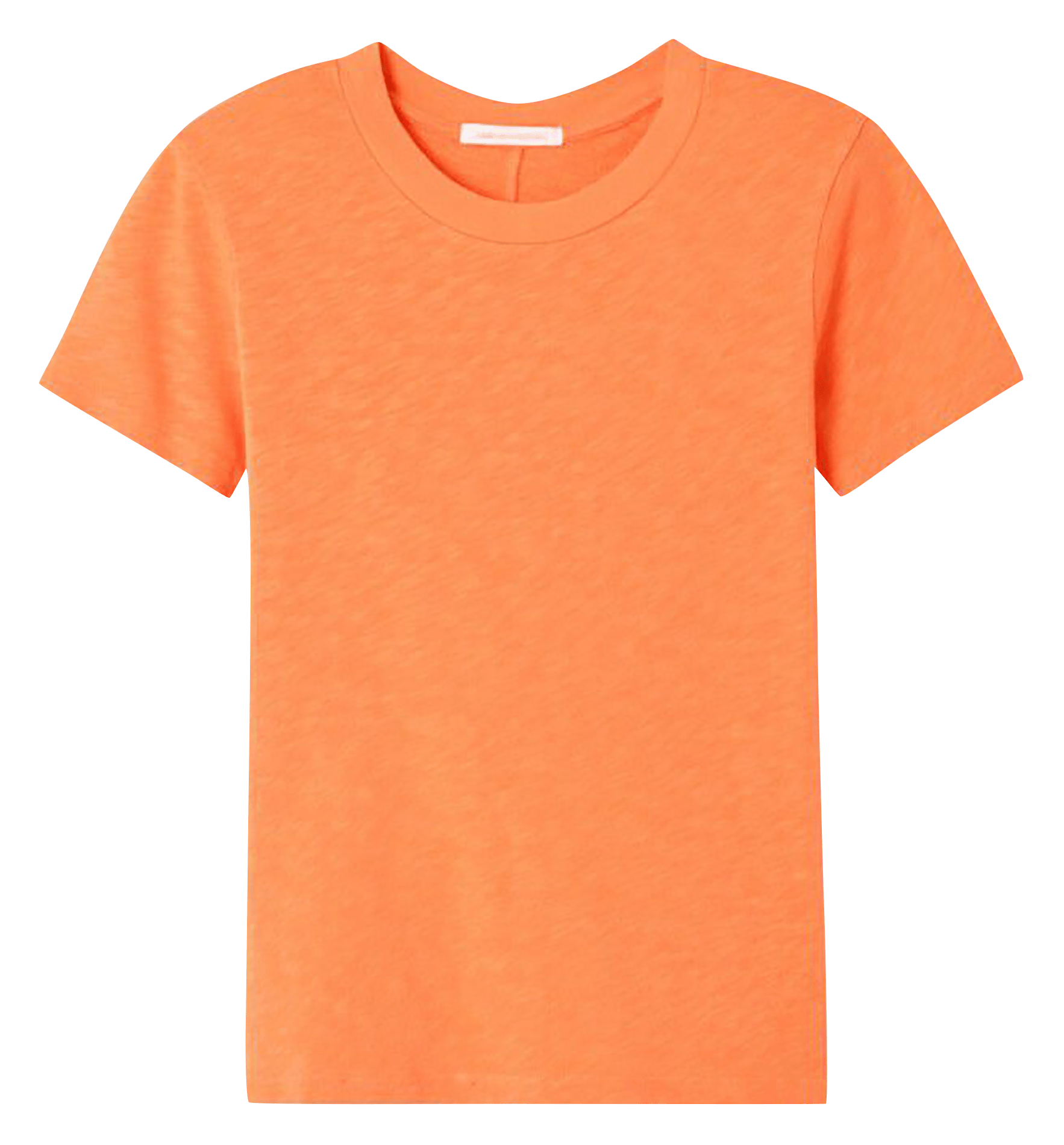 Tee-shirt col rond droit en coton sonoma AMERICAN VINTAGE Orange