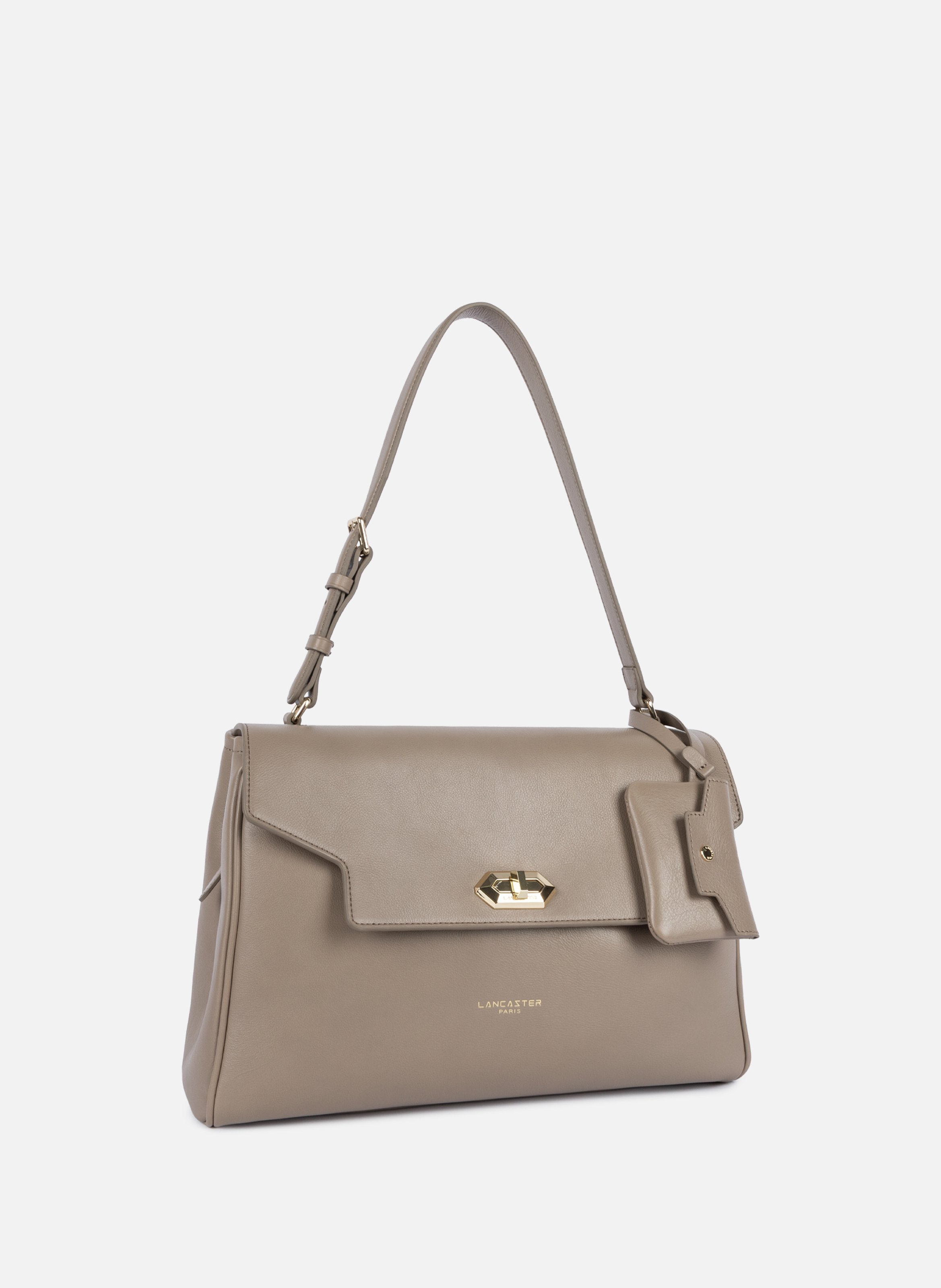 Grand sac cabas épaule - mademoiselle grace LANCASTER Marron