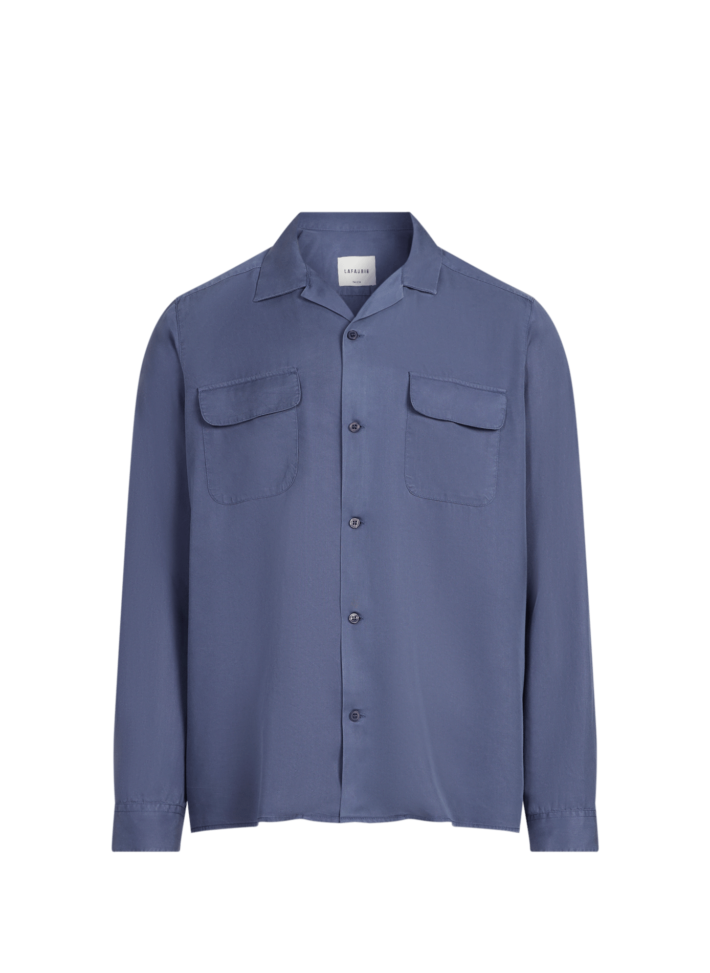 Chemise col tailleur LAFAURIE Bleu