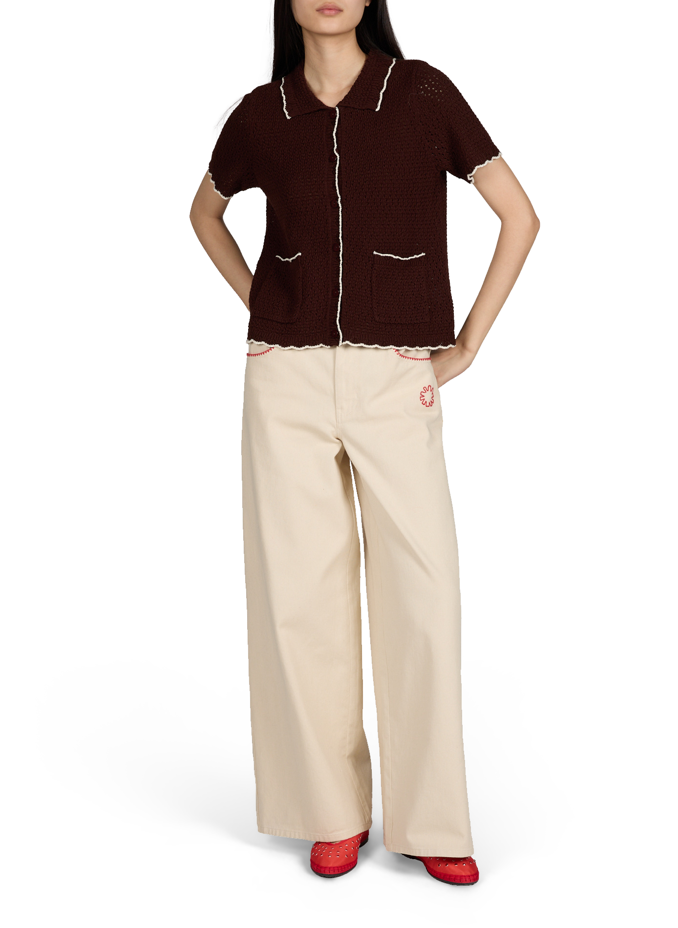 Chemise Mina en coton PETITE MENDIGOTE Marron