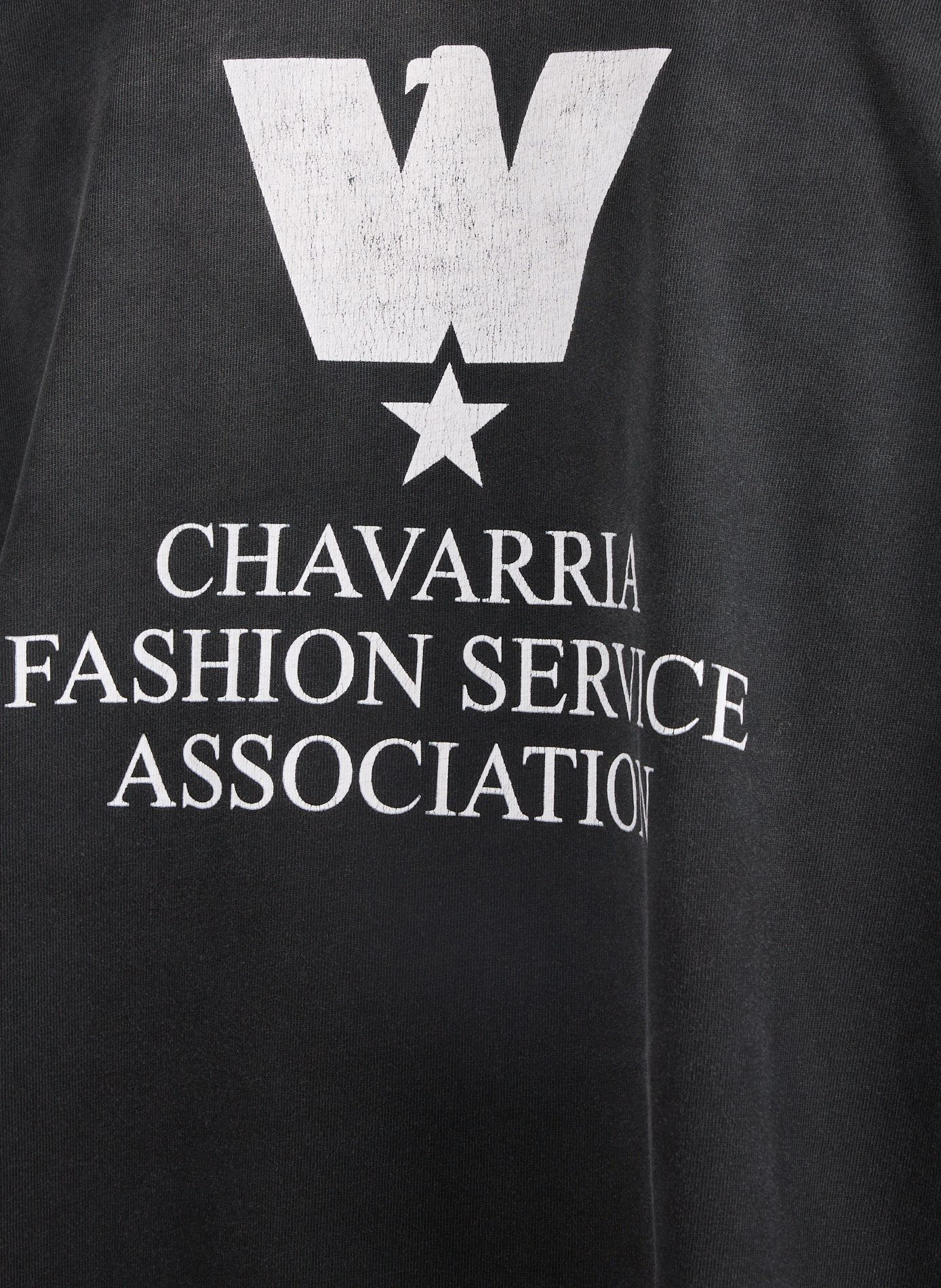 T-shirt ample à imprimé en coton WILLY CHAVARRIA Noir