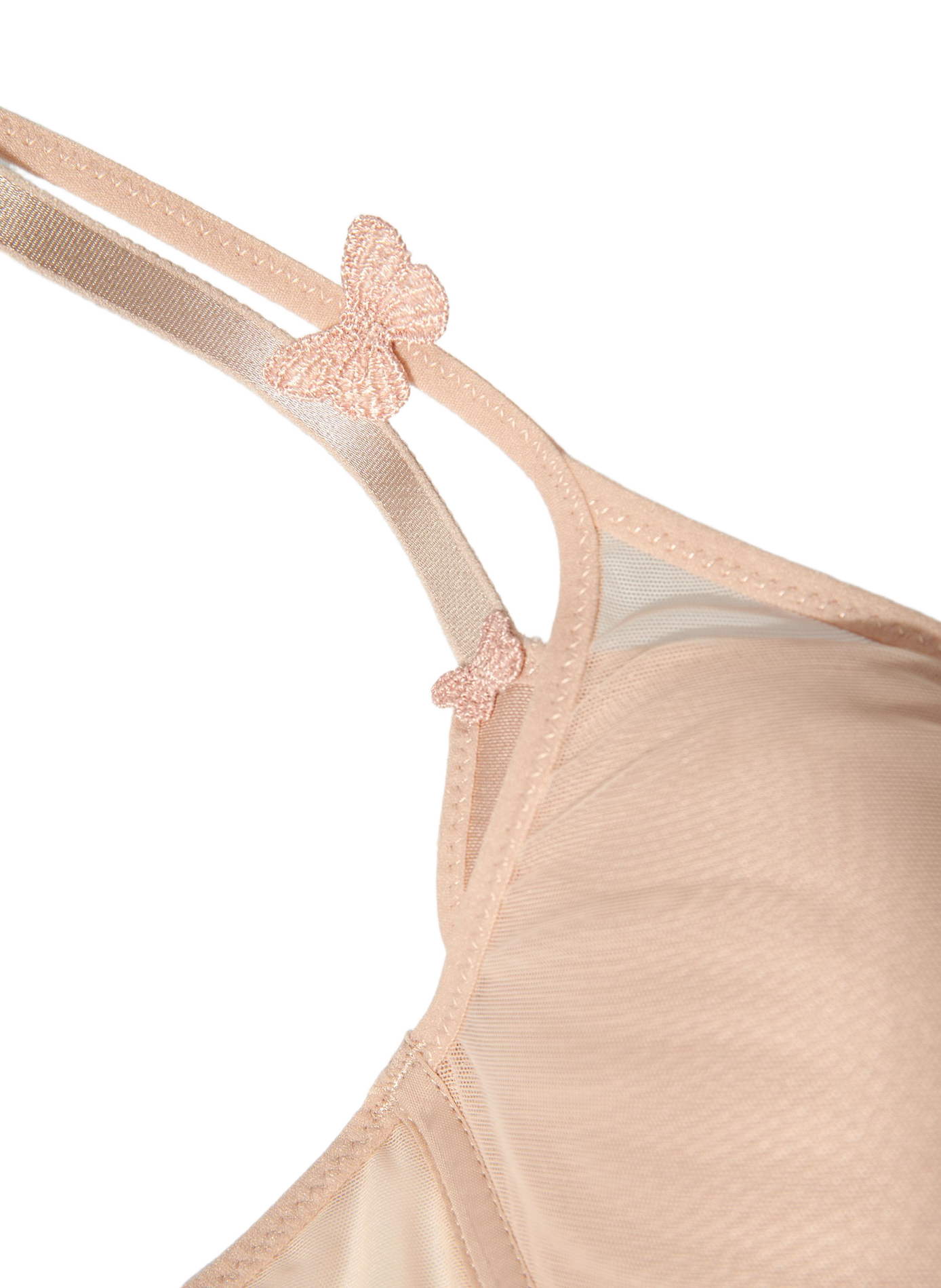 Sostén Spacer con tirantes dobles PASSIONATA Beige