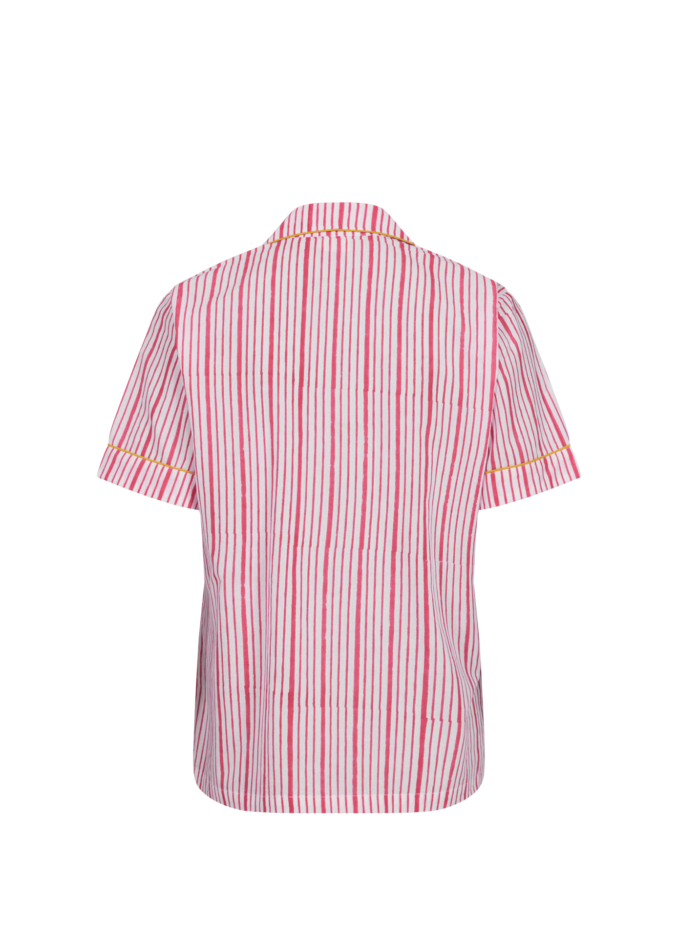 Lili striped cotton short pajama set GERMAINE DES PRÉS Pink